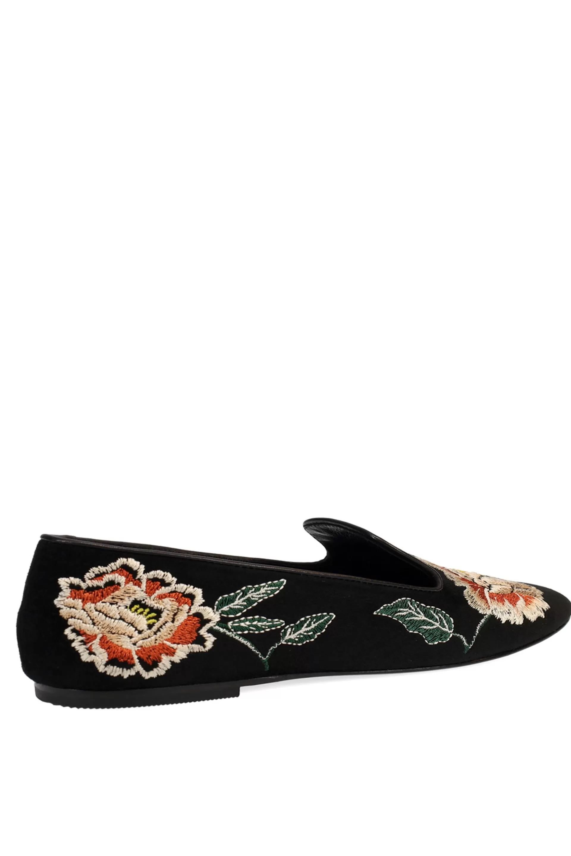 Natori Loafers<Edda Suede Embroidered Loafer