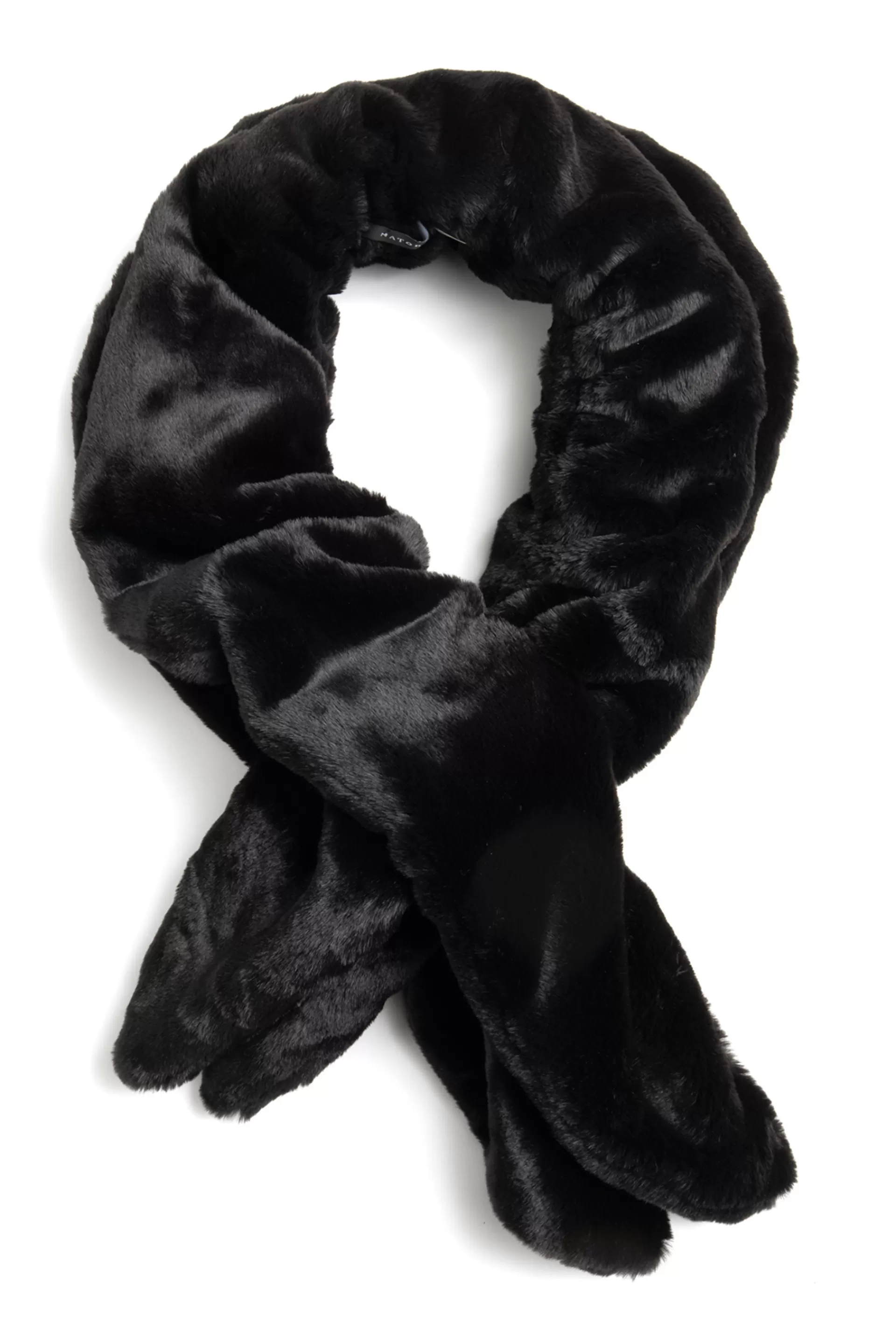 Natori Scarves & Shawls<Faux Fur Scarf Black