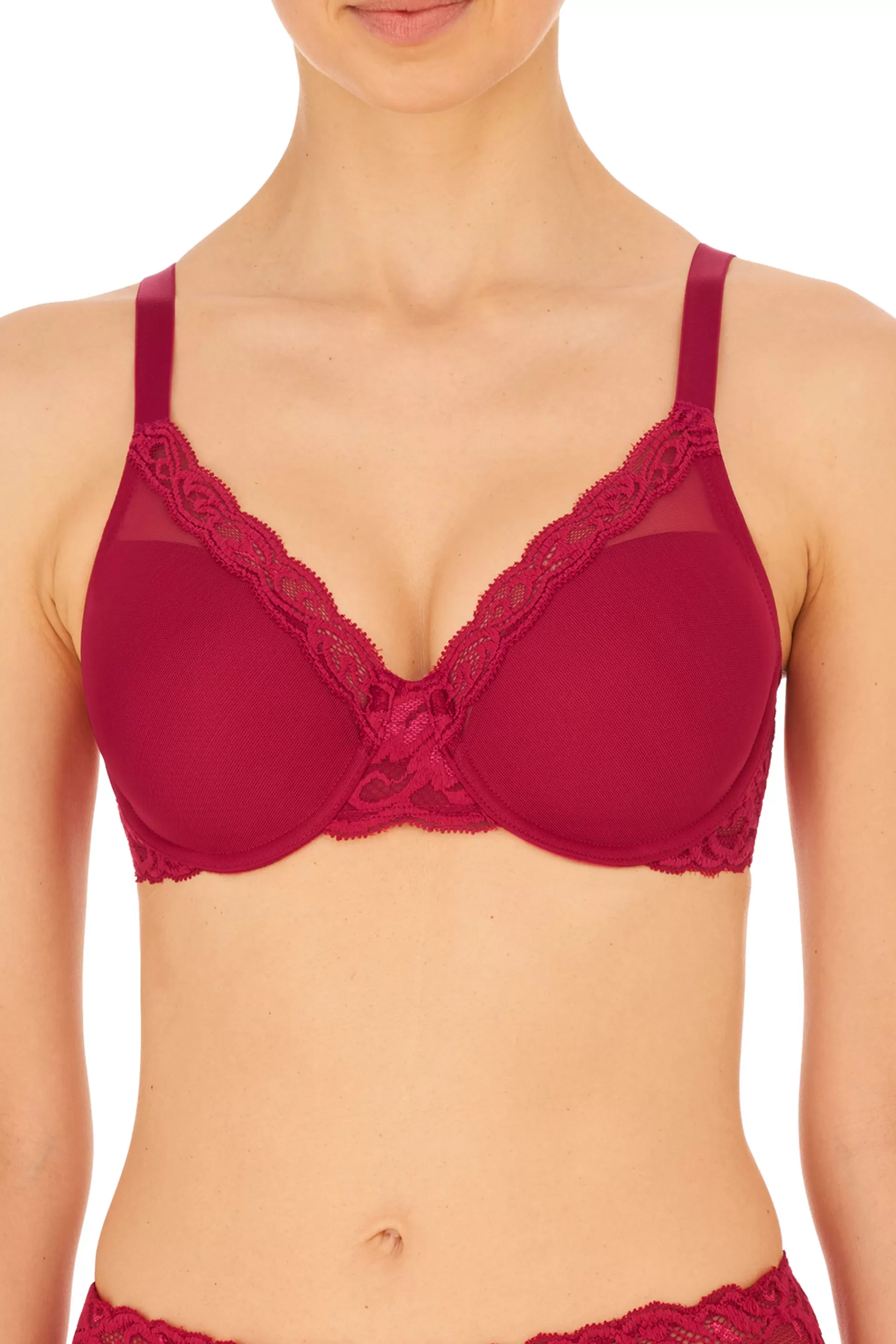 Natori Underwire Bras | Full-Coverage Bras<Feathers Full Figure Contour Underwire Bra