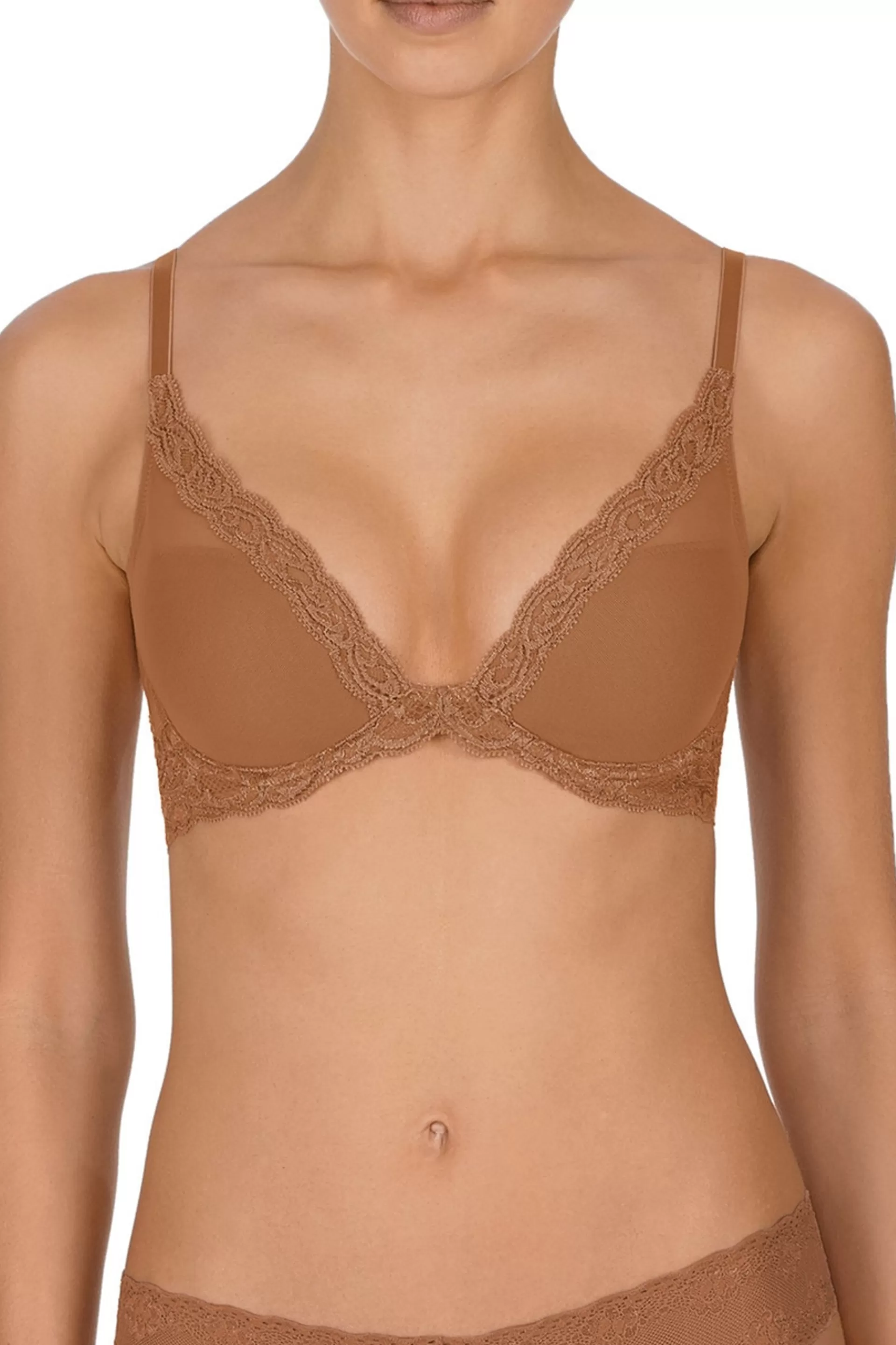 Natori T-Shirt Bras | Underwire Bras<Feathers Plunge T-Shirt Bra - Basics