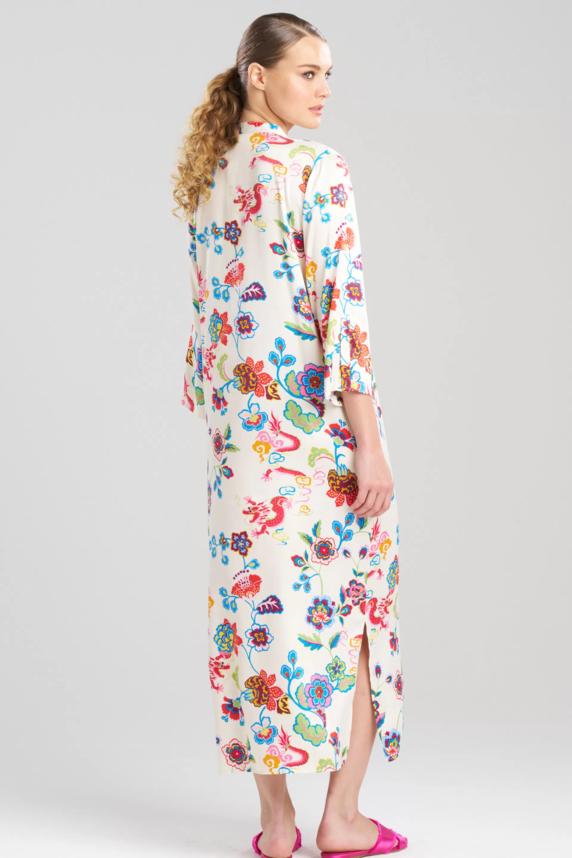 Natori Caftans | Plus Sizes<Fleur Dragon Caftan