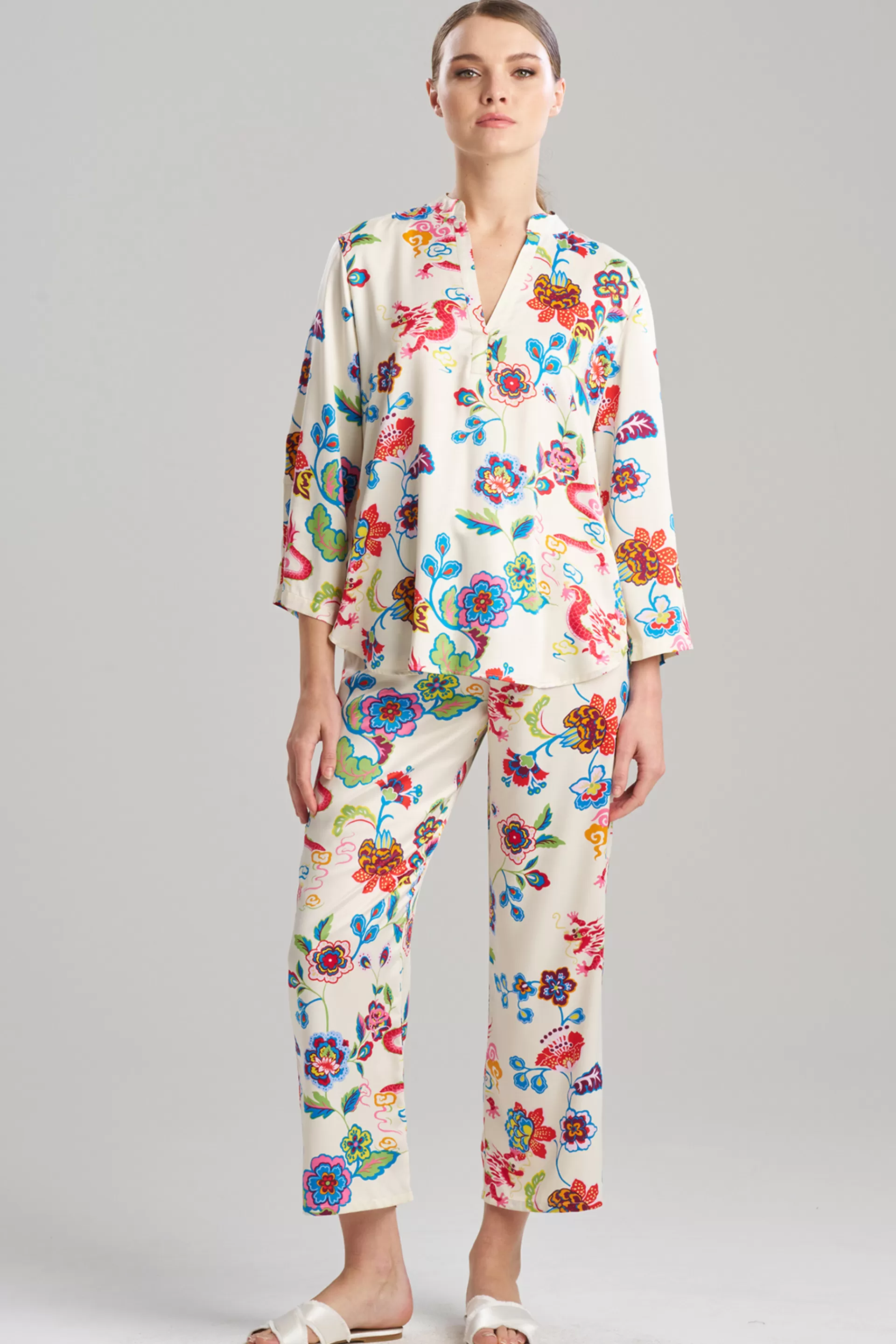 Natori Plus Sizes | Pajama Sets<Fleur Dragon PJ