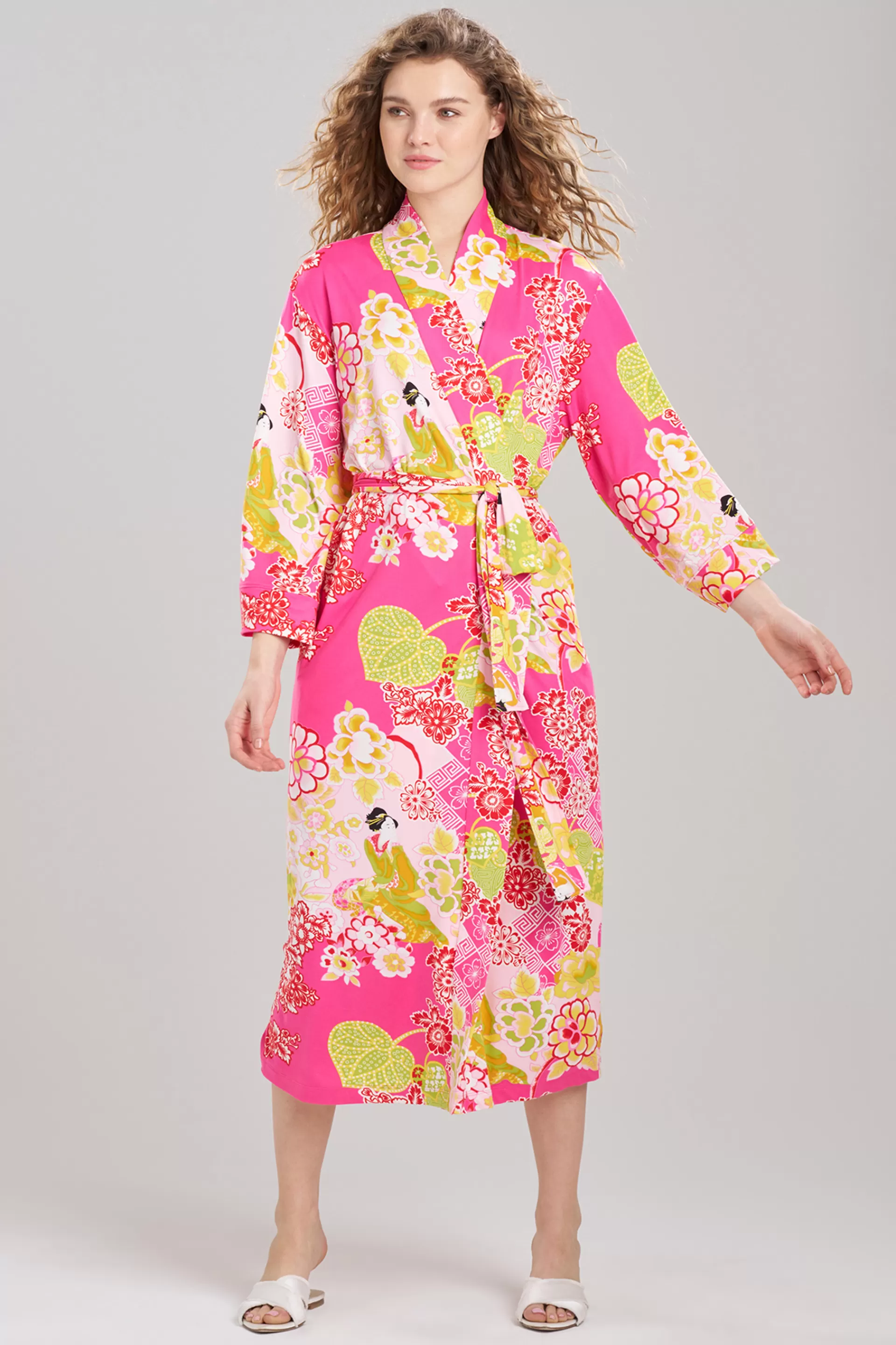 Natori Plus Sizes | Robes & Kimonos<Geisha Garden Knit Robe