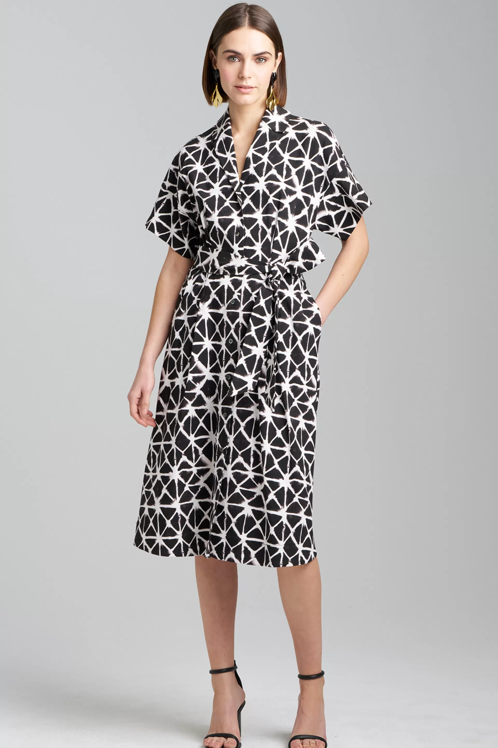 Natori Dresses<Geo Dress Black