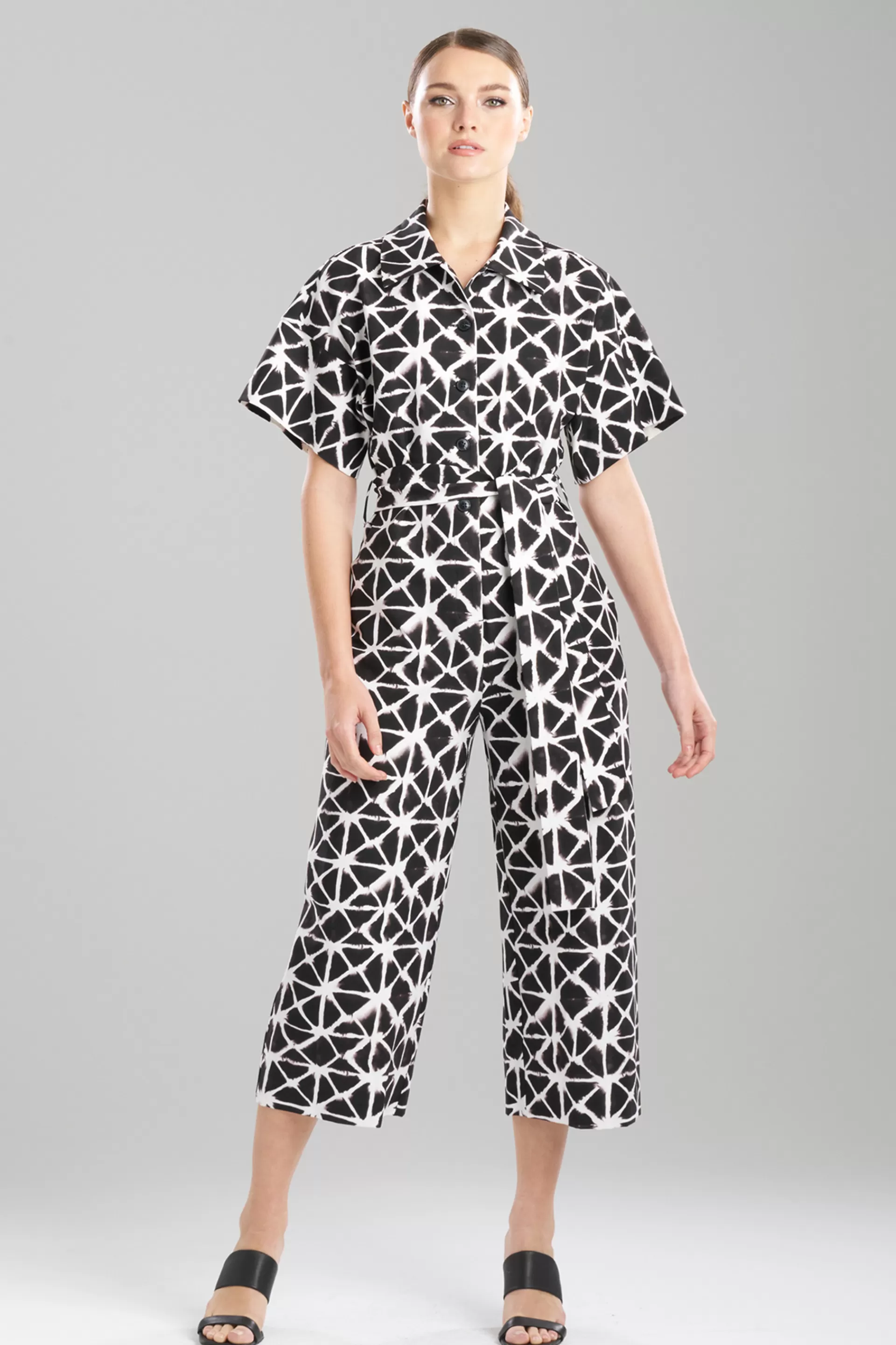 Natori Jumpsuits<Geo Jumpsuit Black