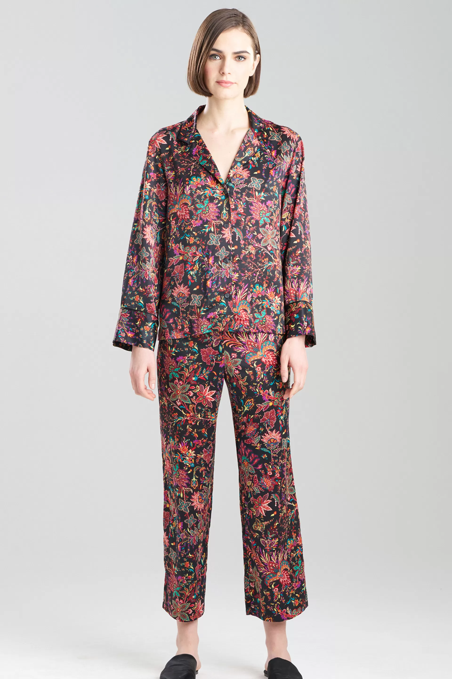 Natori Pajama Sets<Granada Notch PJ Black Multi