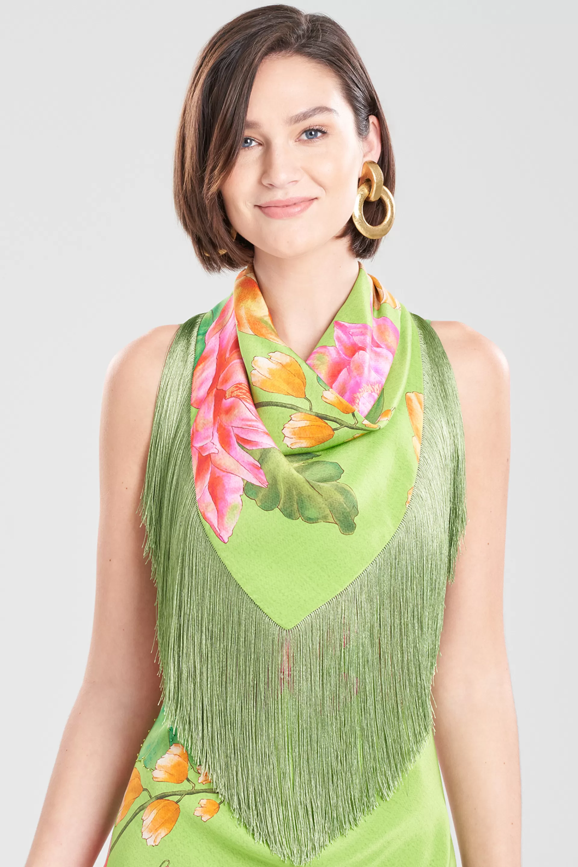 Natori Scarves & Shawls<Hanabi Fringe Silk Scarf