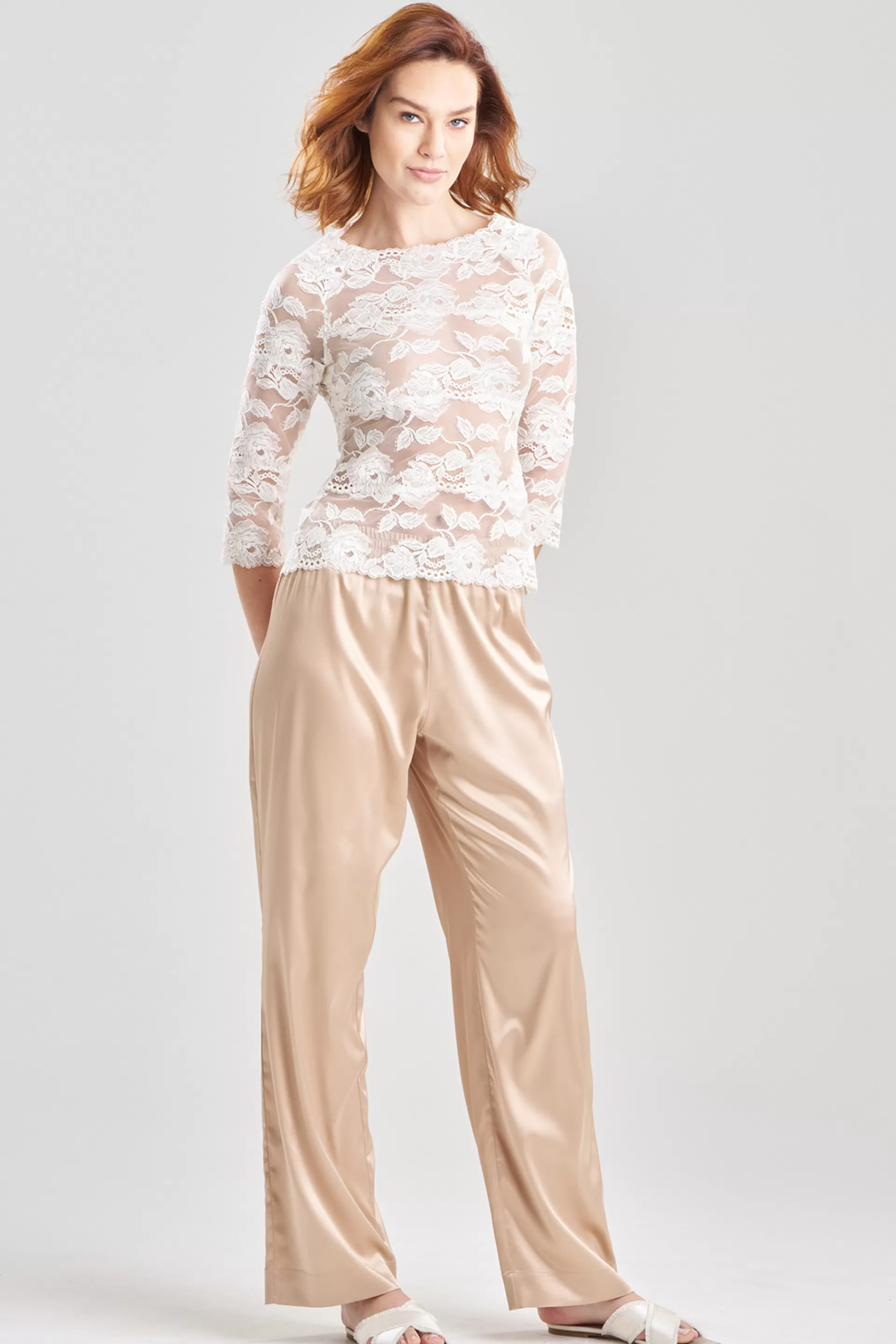 Natori Pajama Tops | Tops, Shirts & Tunics<Imagine Allover Lace Top