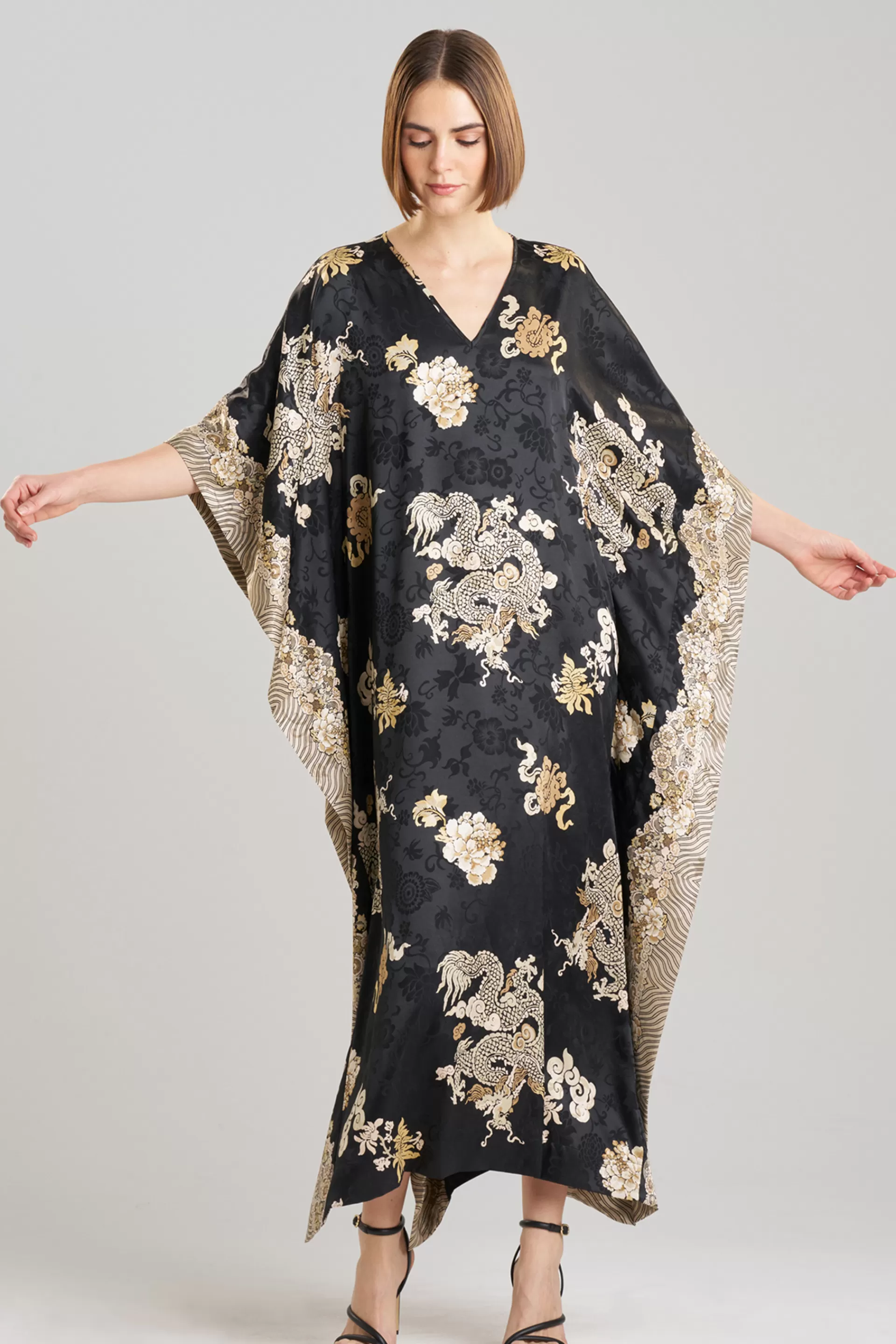 Natori Caftans | Caftan Dresses<Imperial Dragon Jacquard Caftan