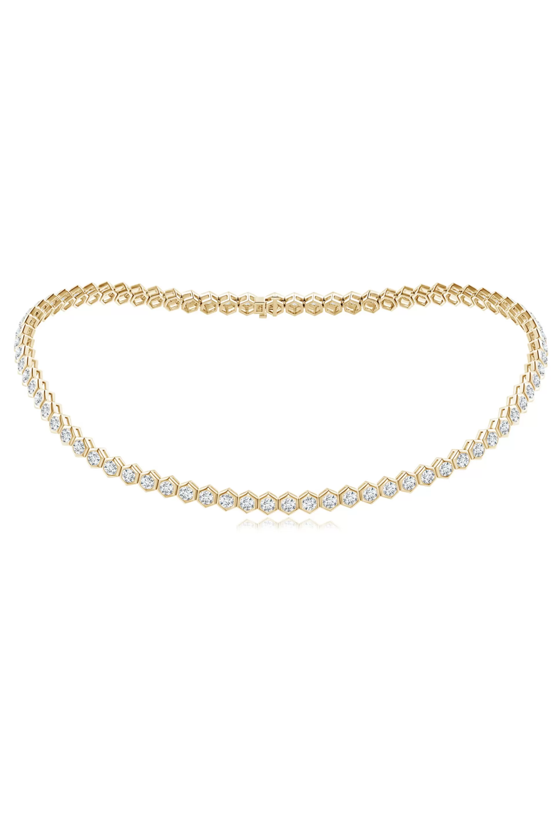 Natori Necklaces | Indochine<Indochine Diamond Tennis Choker Necklace 14K Yellow Gold