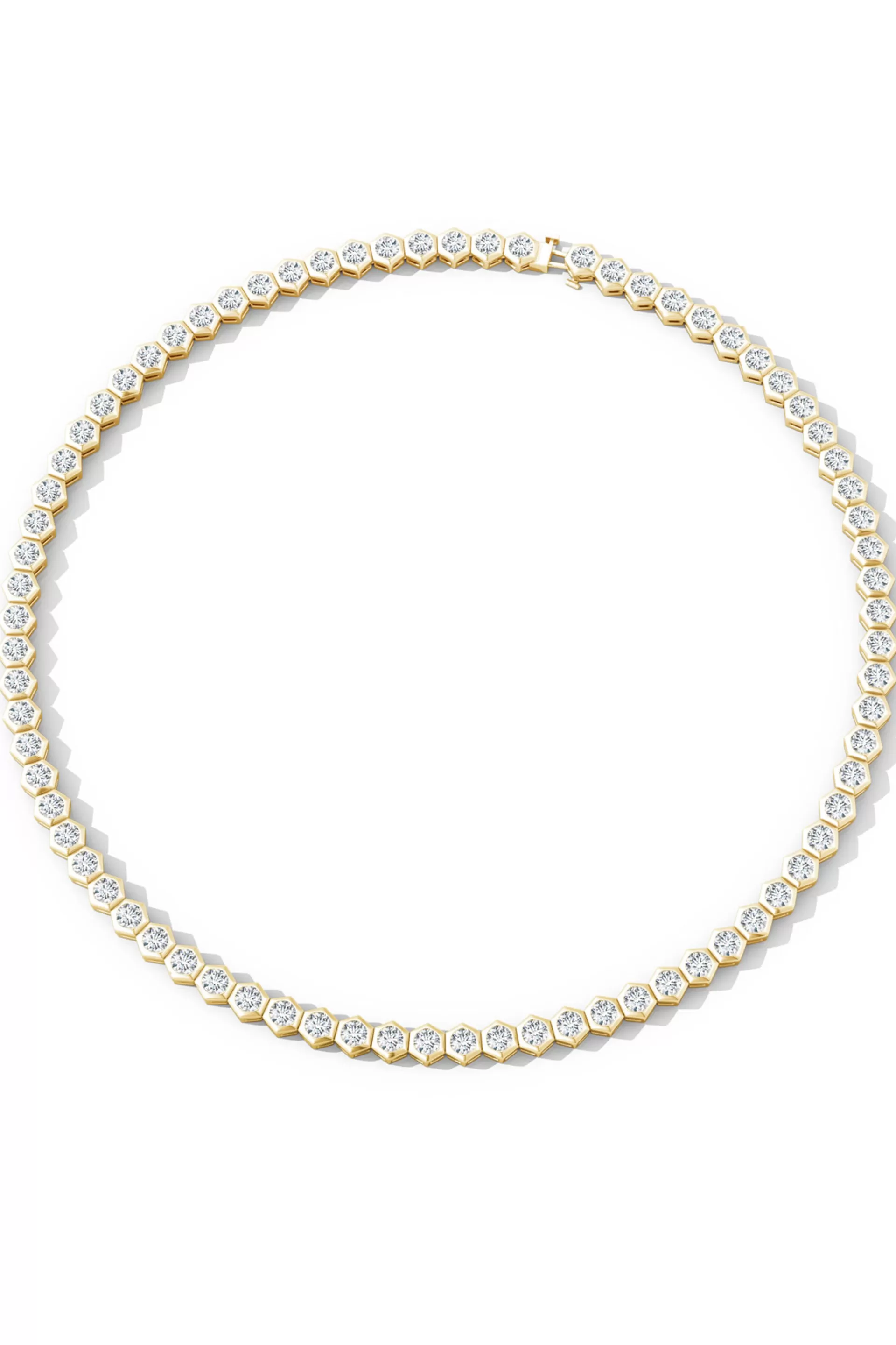 Natori Necklaces | Indochine<Indochine Diamond Tennis Choker Necklace 14K Yellow Gold