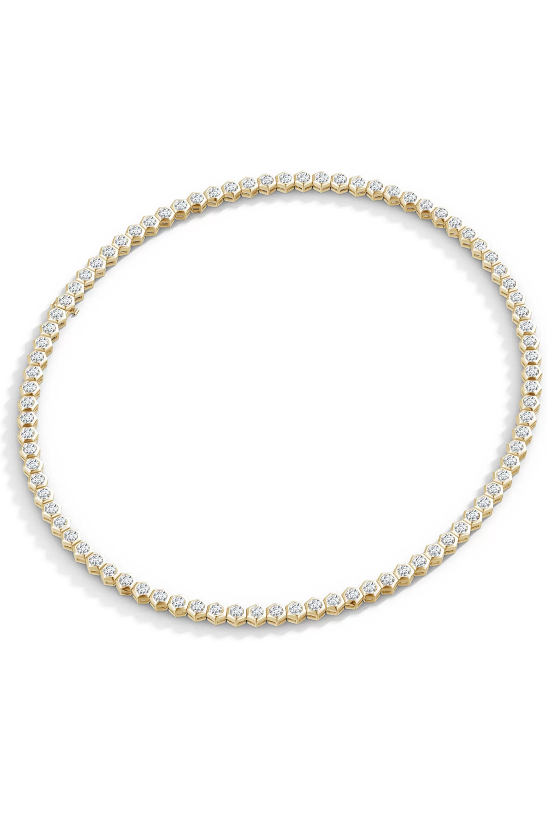 Natori Necklaces | Indochine<Indochine Diamond Tennis Necklace 14K Yellow Gold