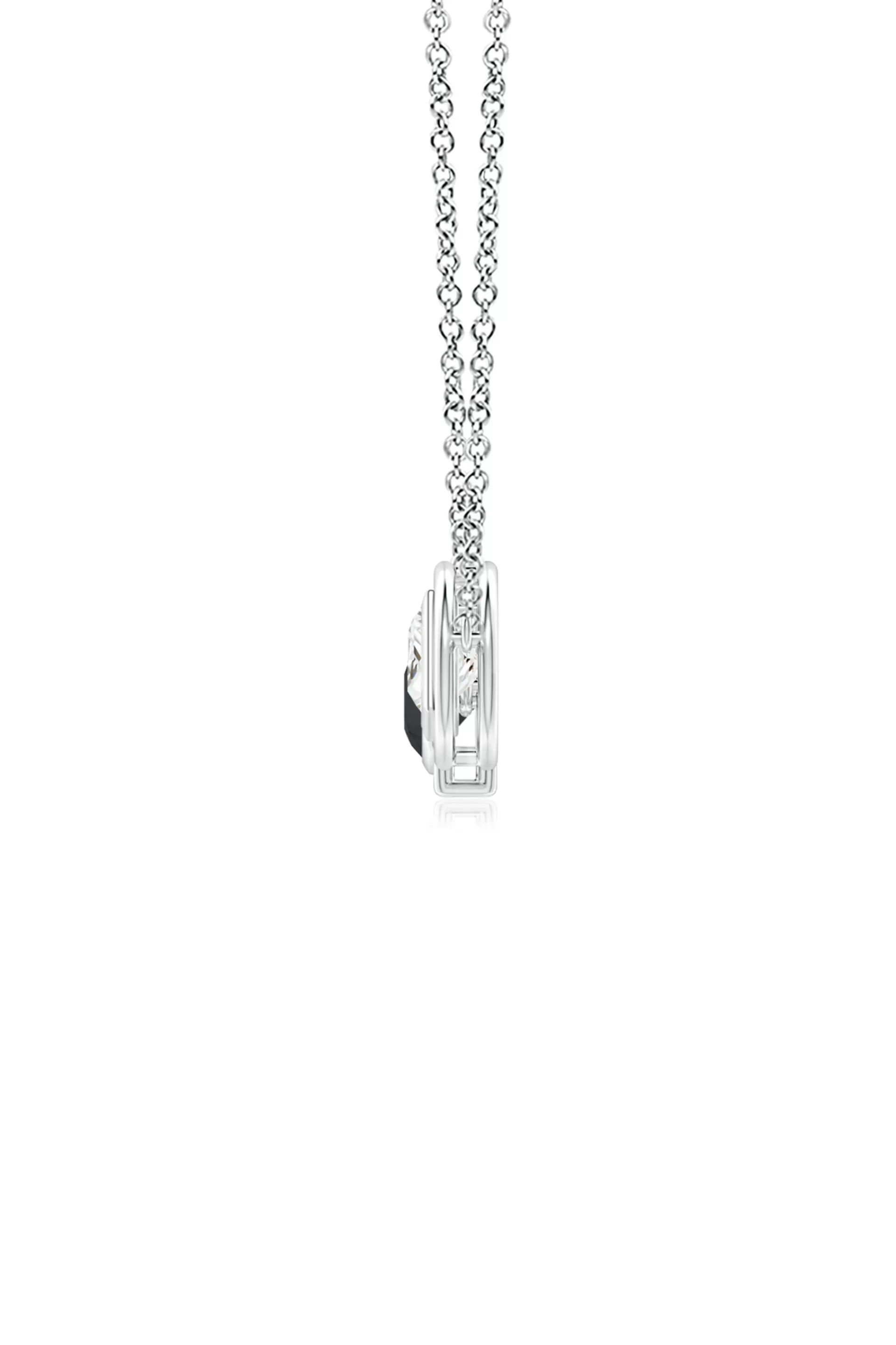 Natori Necklaces | Infinity<Infinity 14K Gold With Black & White Diamond Three Stone Necklace