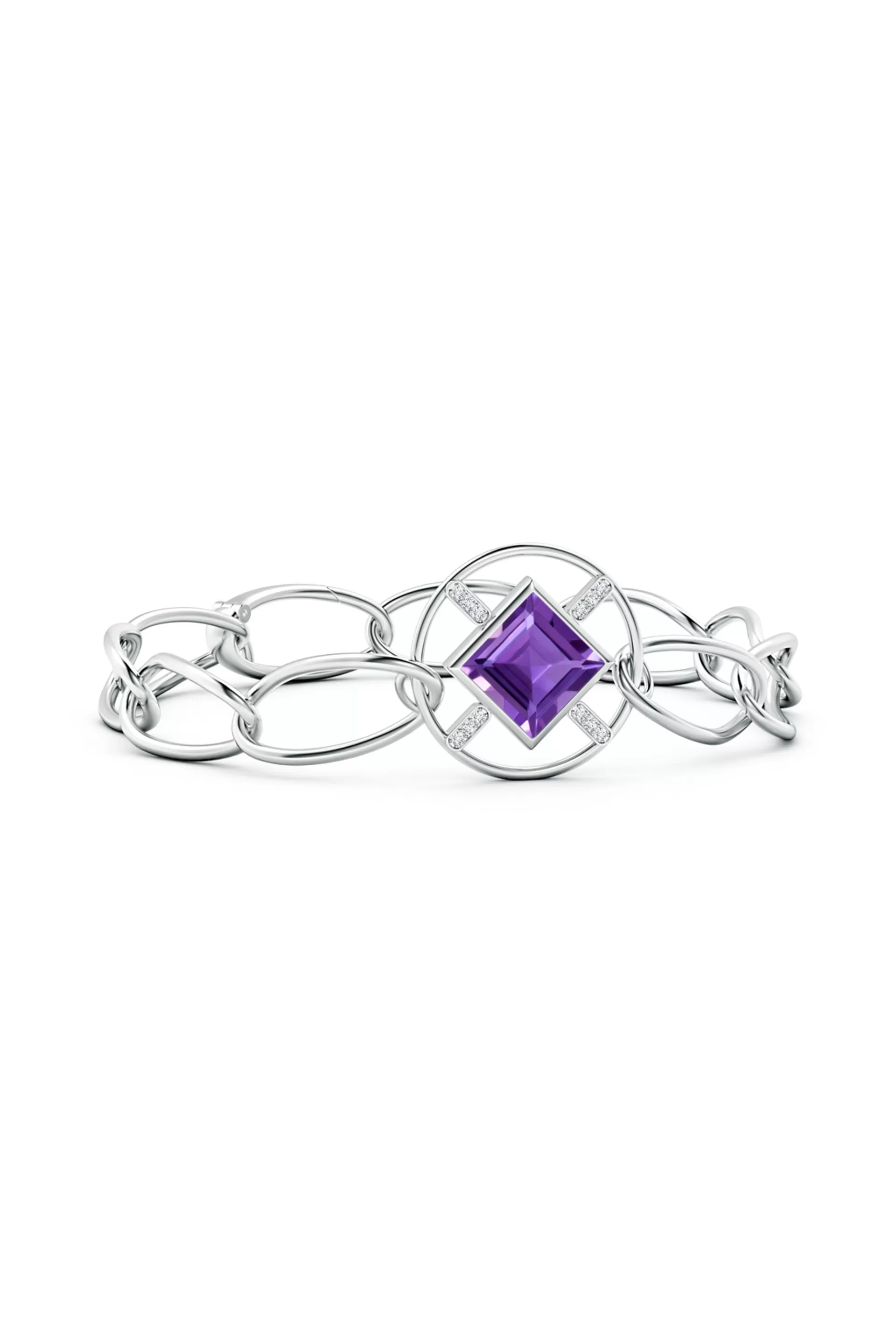 Natori Bracelets | Infinity<Infinity Concentric Circle 14K Gold And Amethyst Bracelet