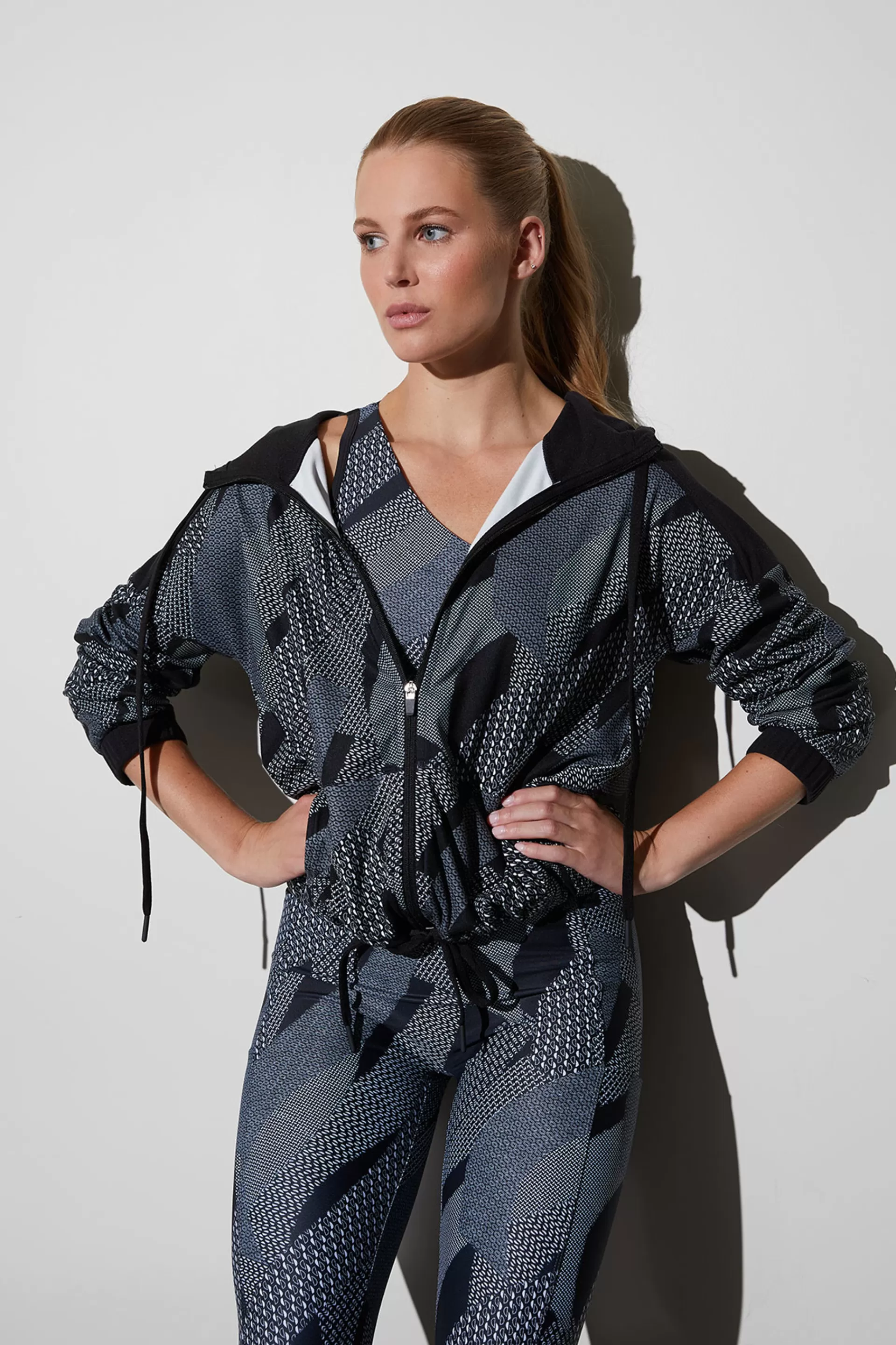 Natori Jackets & Hoodies | Athleisure<Interlocked Full Zip Hoodie