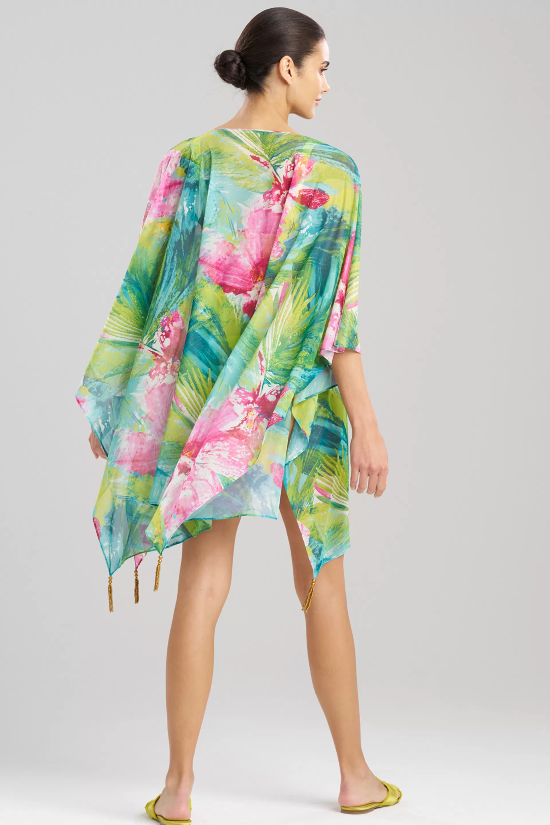 Natori Honeymoon | Beach Caftans<Jardin Sheer Caftan