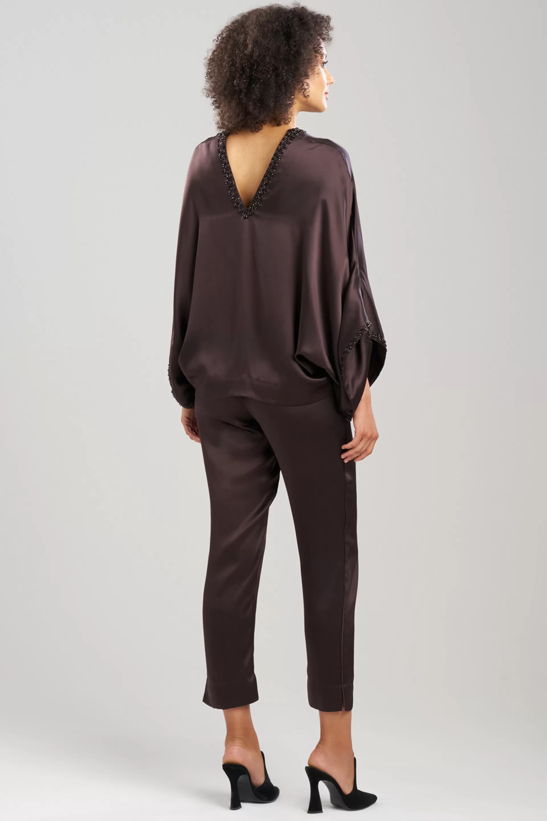 Natori Pajama Sets<Key Essentials Beaded Silk PJ