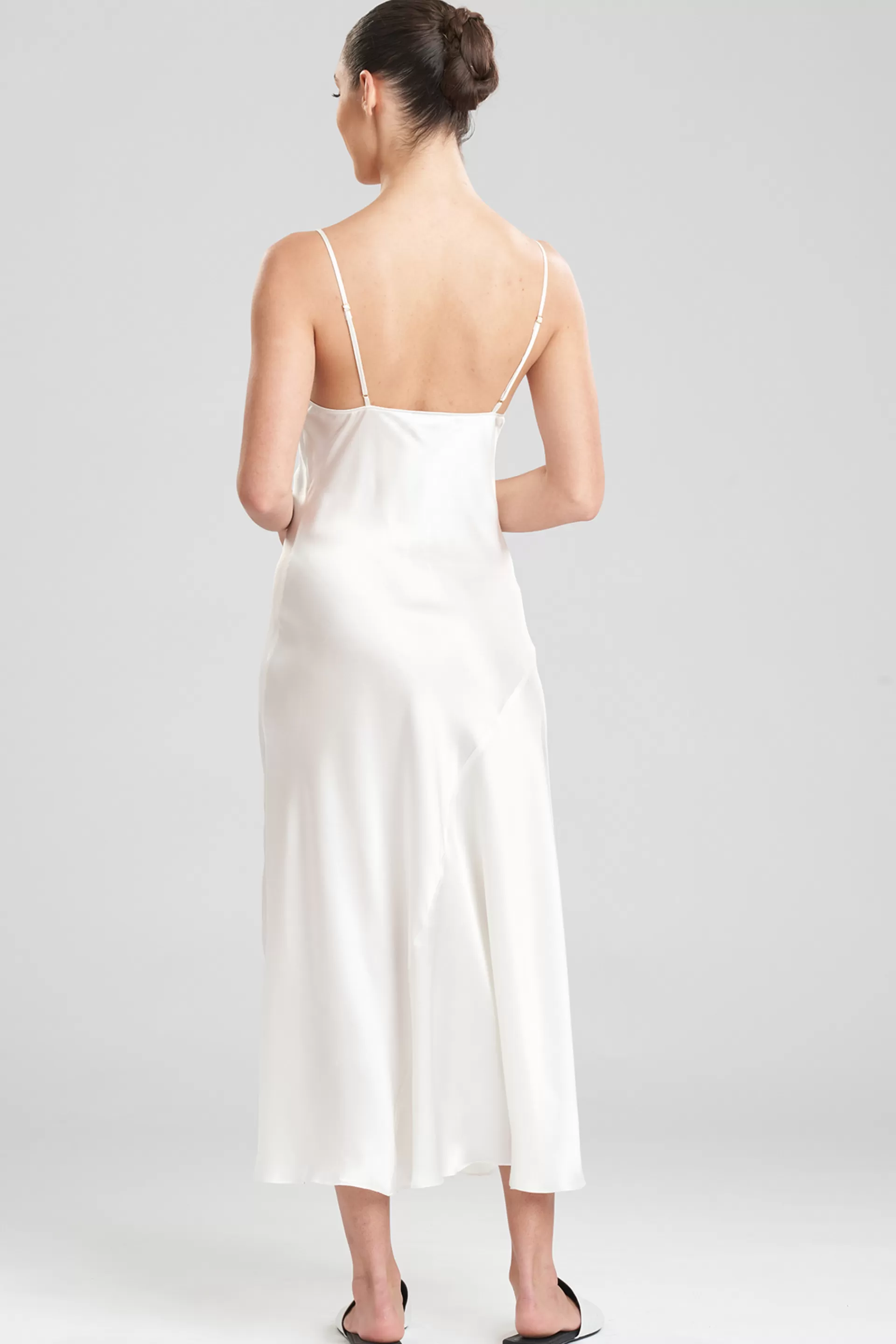 Natori Gowns | Bridal Gowns<Key Essentials Silk Cowl Neck Gown Warm White