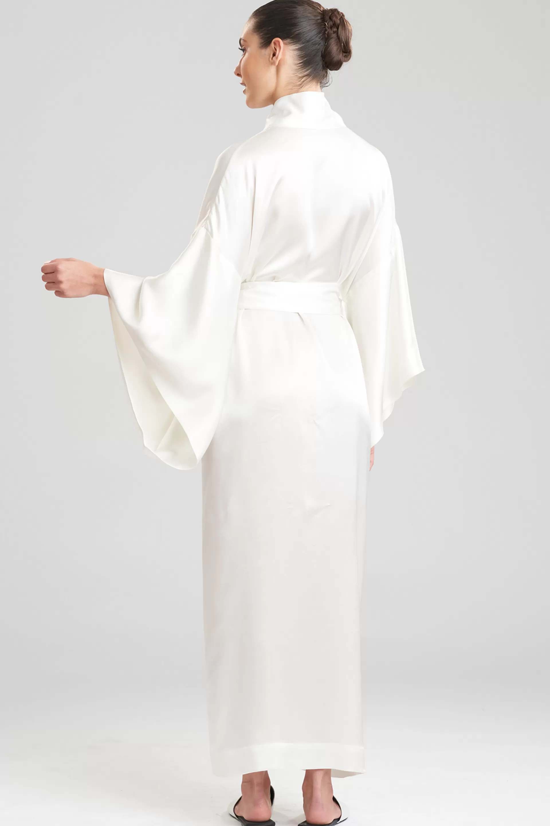 Natori Robes & Kimonos | Bridal Robes & Wraps<Key Essentials Silk Kimono Robe Warm White