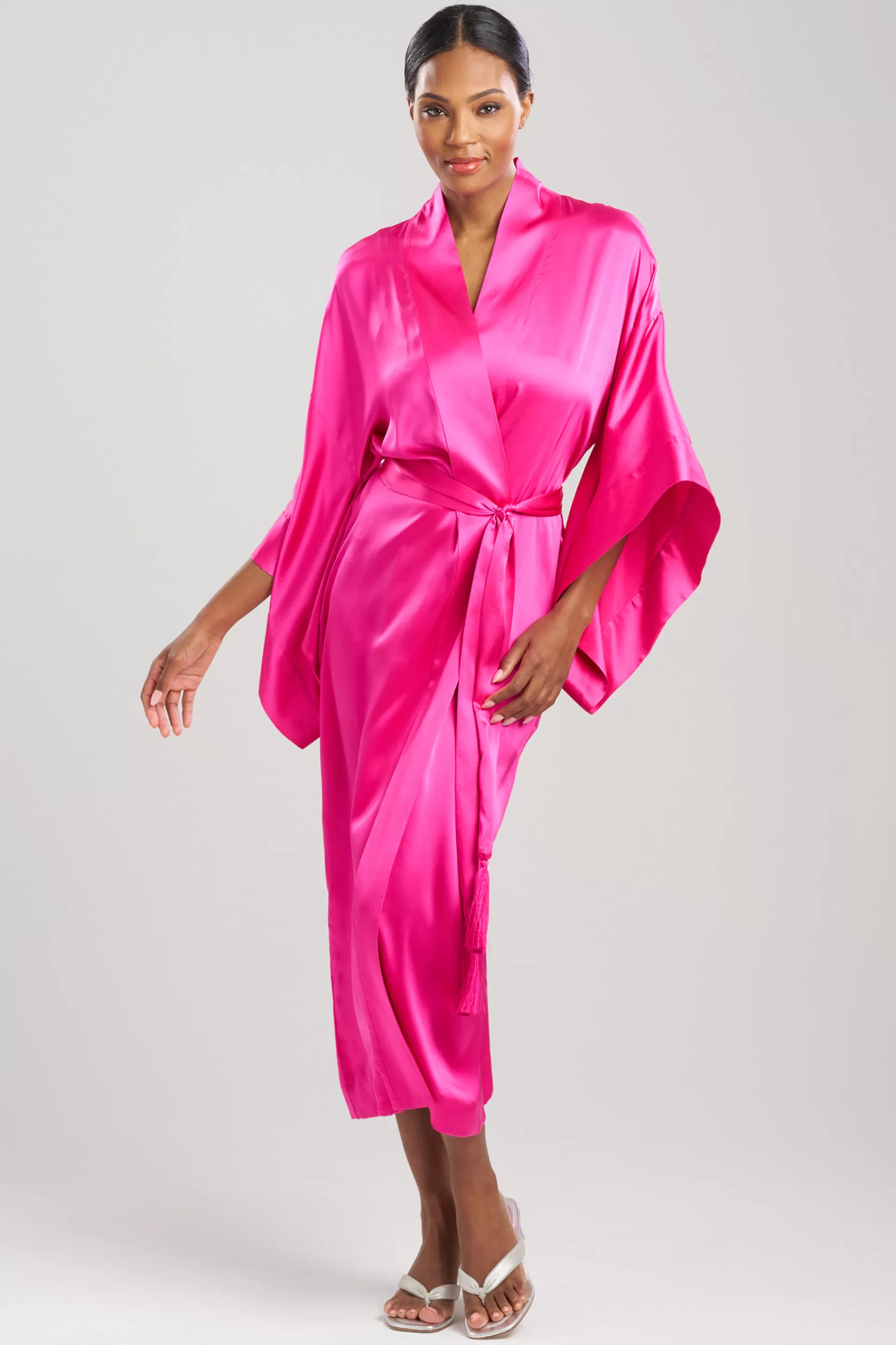 Natori Robes & Kimonos | Bridesmaid Pajamas & Robes<Key Essentials Silk Robe