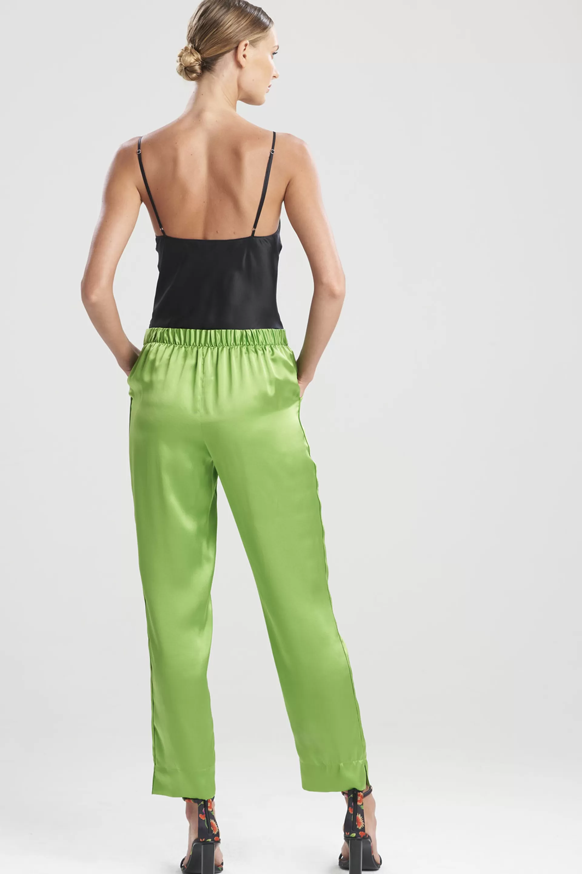 Natori Pajama Bottoms | Pants, Skirts & Shorts<Key Essentials Silk Straight Leg Pants