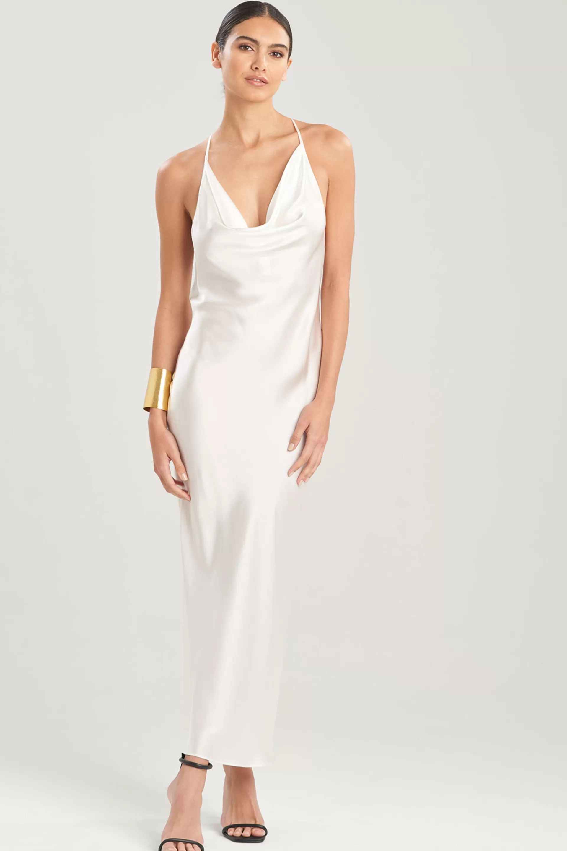 Natori Dresses | Gowns<Key Essentials Silk T-Back Gown