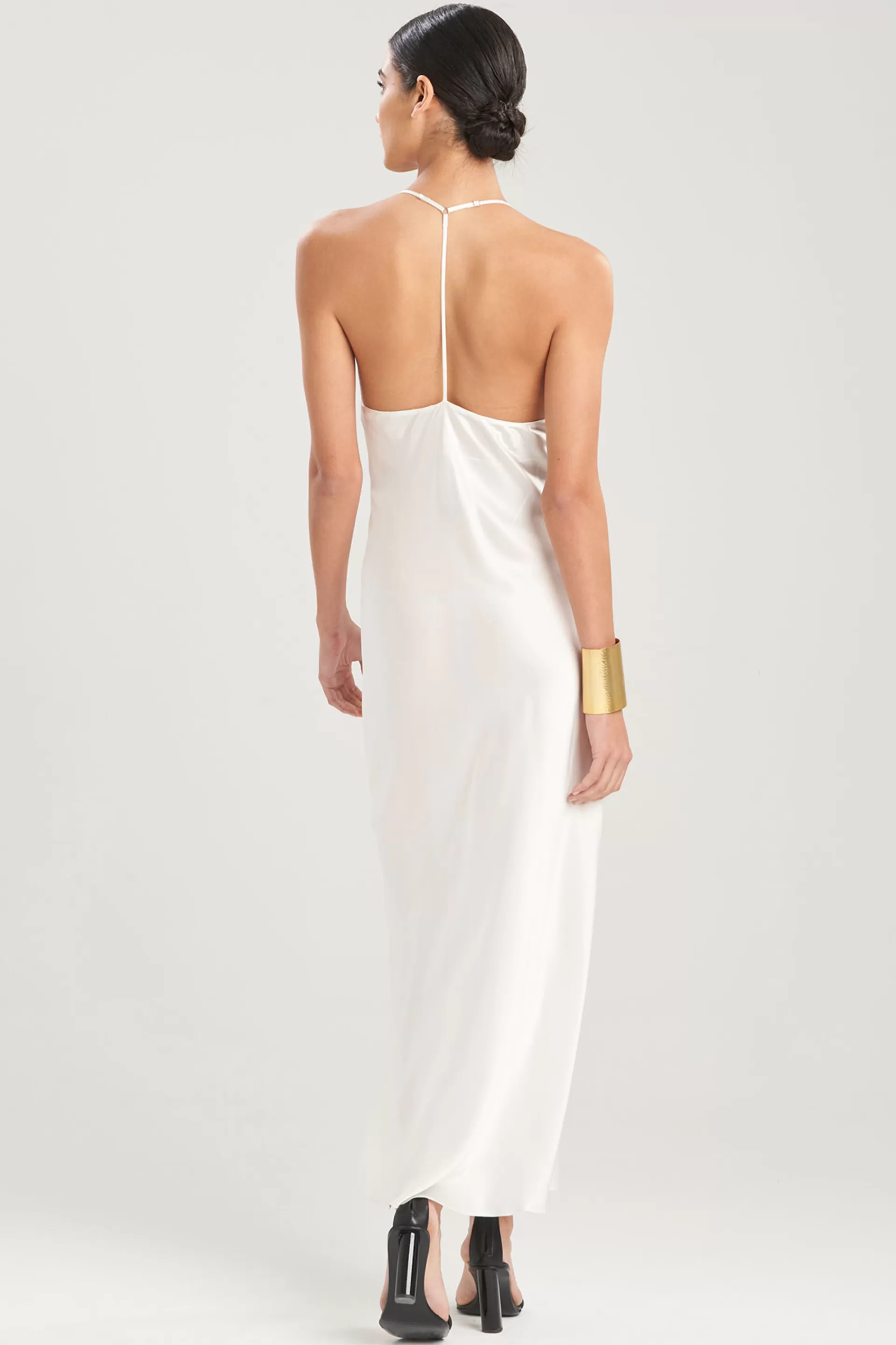 Natori Dresses | Gowns<Key Essentials Silk T-Back Gown