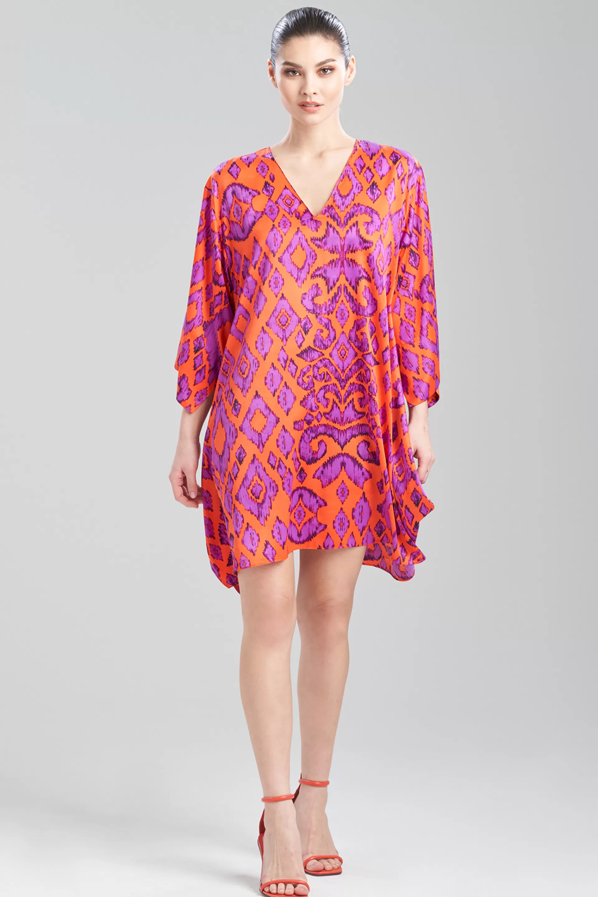 Natori Caftans | Caftan Dresses<Kii Short Caftan Paradise Orange