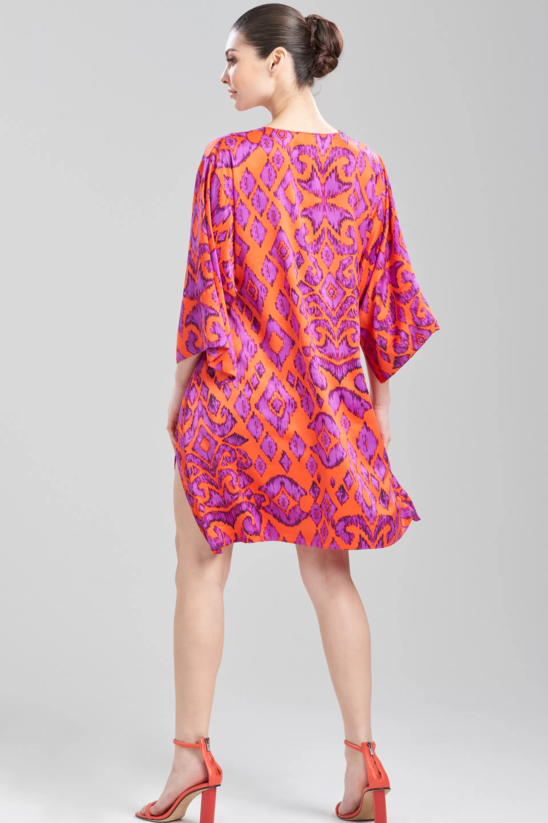 Natori Caftans | Caftan Dresses<Kii Short Caftan Paradise Orange