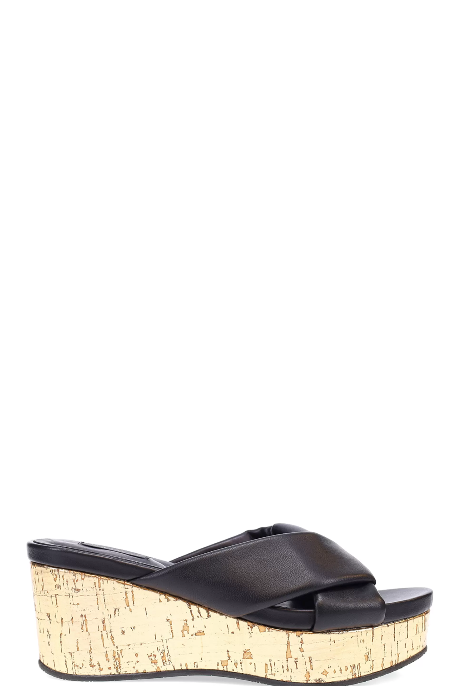 Natori Sandals<Lanna Nappa Leather Platform Thong Sandals Black