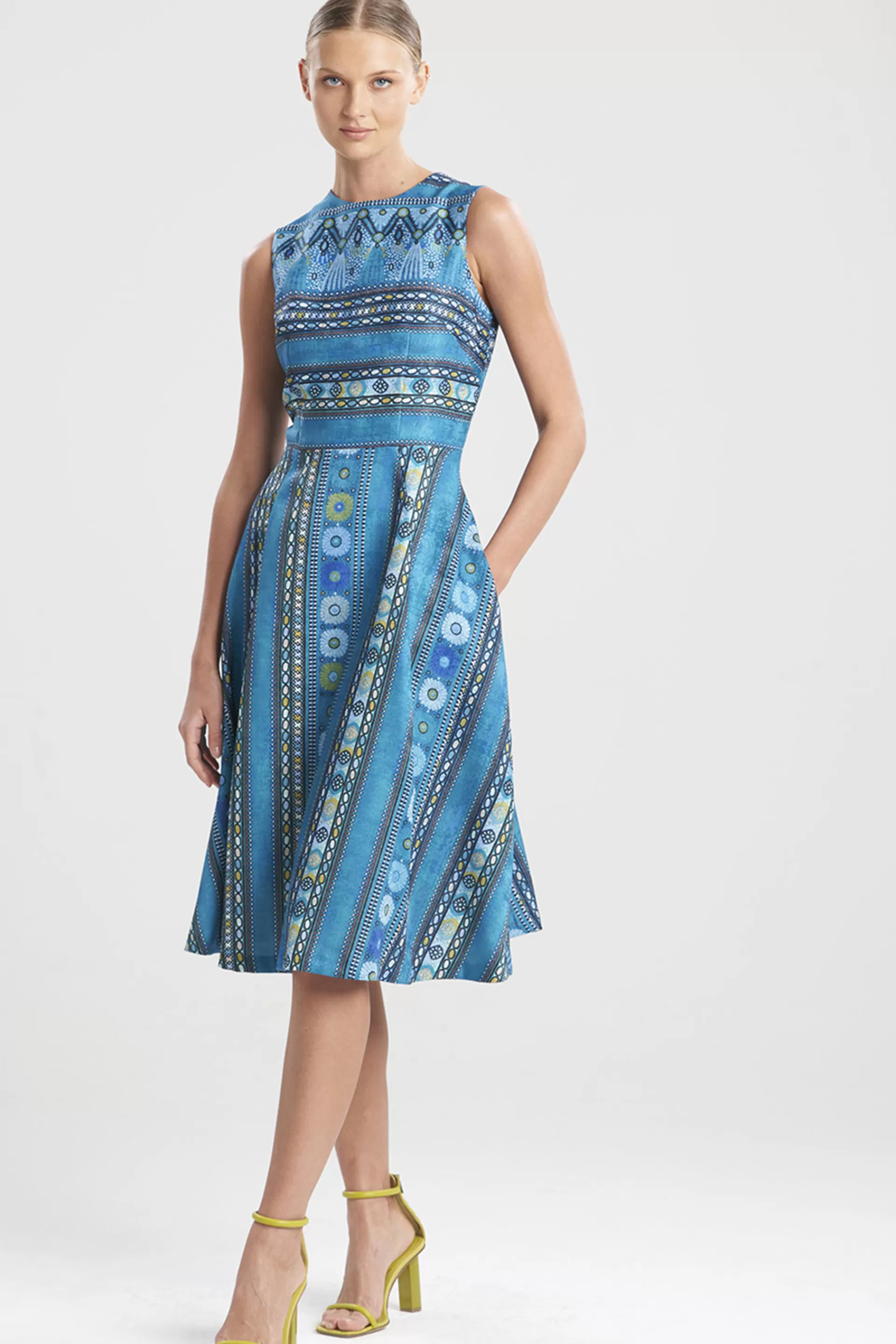 Natori Dresses<Le Souk Jacquard Fit And Flare Dress