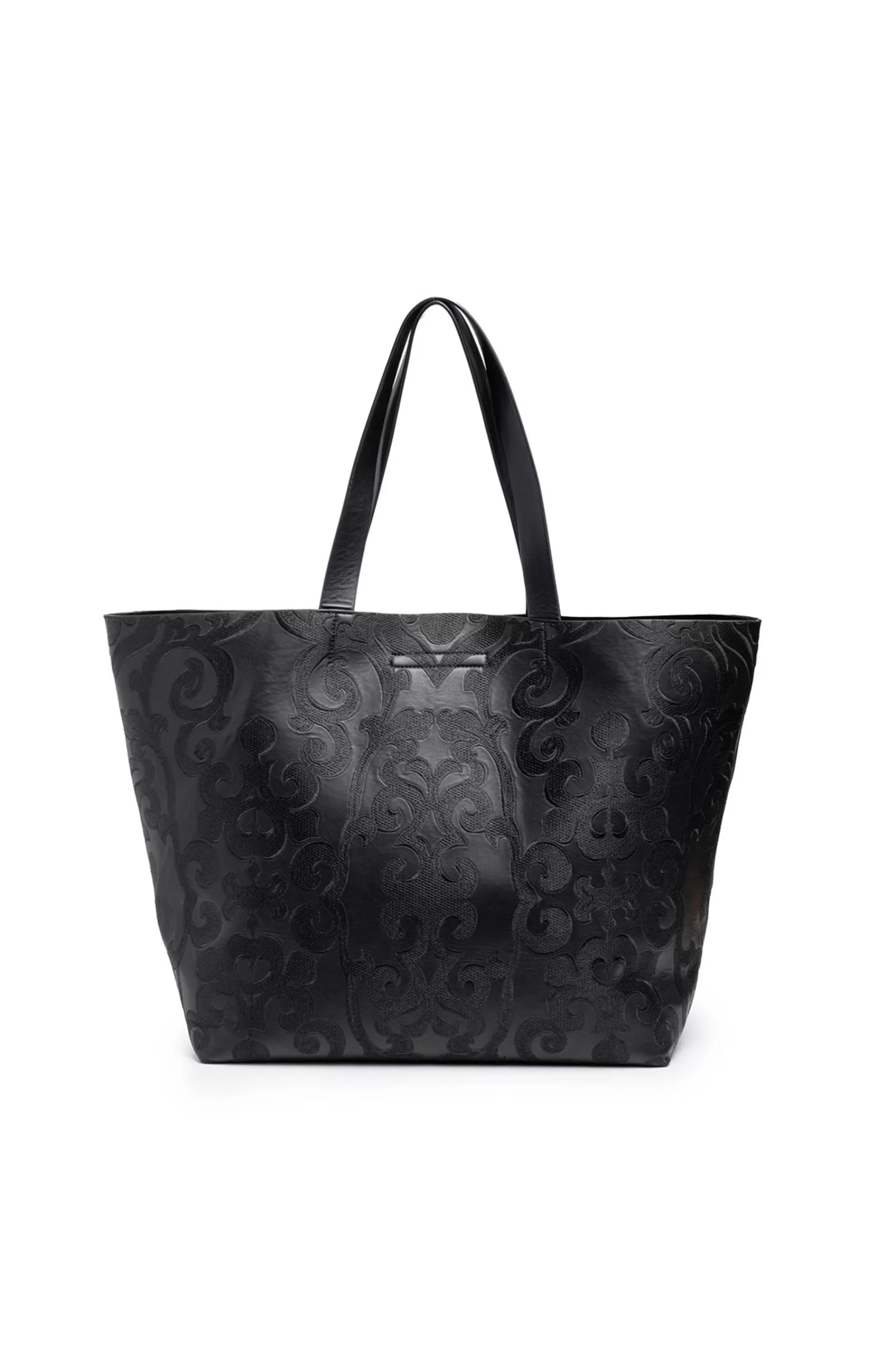 Natori Bags<Leticia Embroidery Large Tote Bag Black