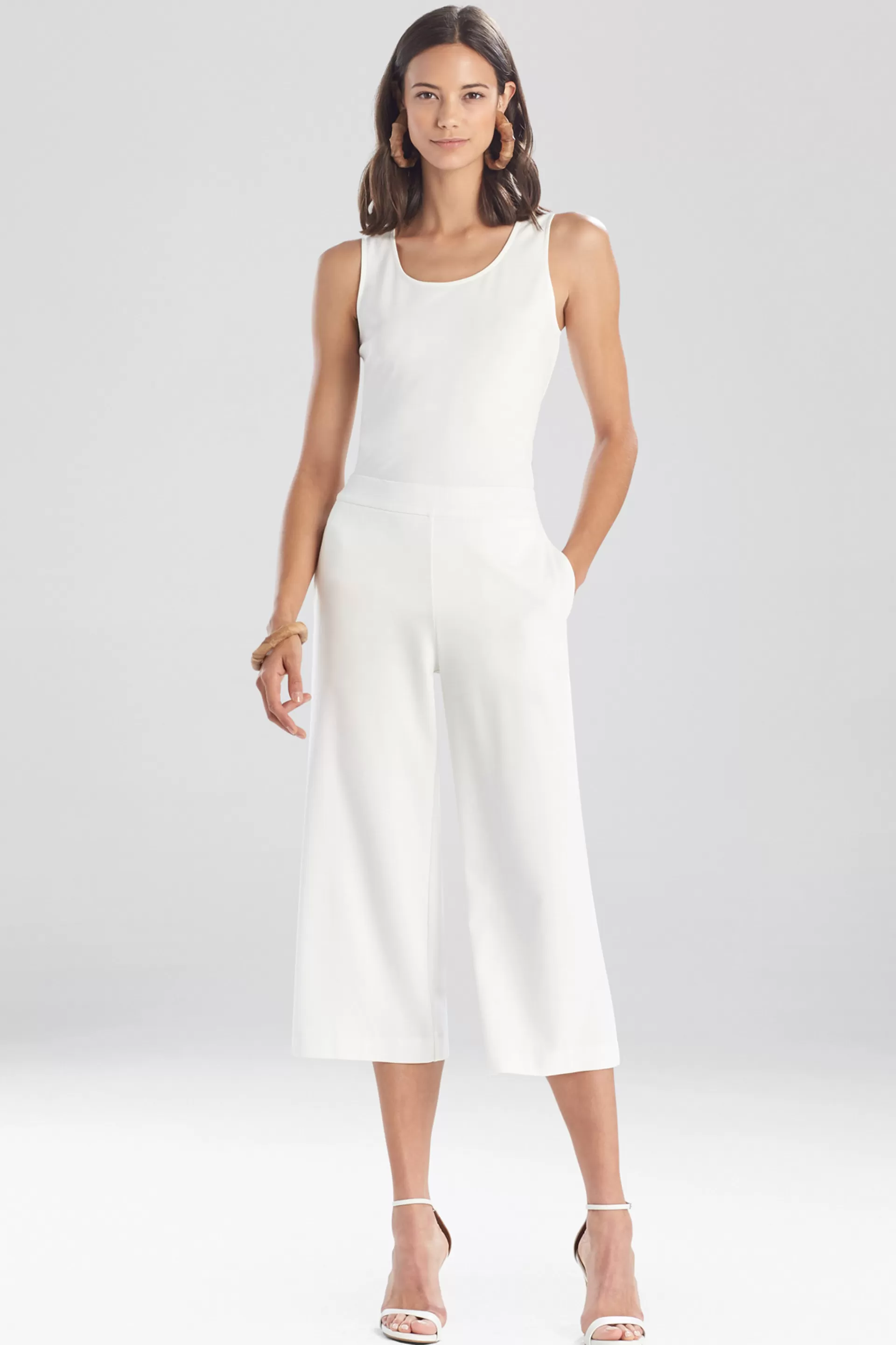 Natori Essentials | Pants, Skirts & Shorts<Light Weight Ponte Crop Pants