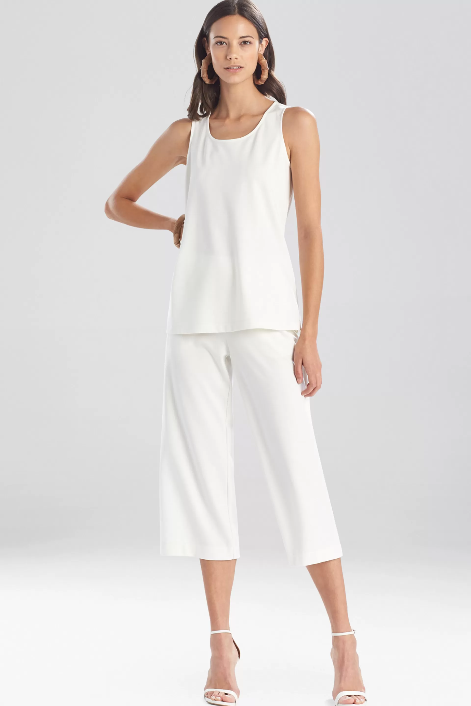 Natori Essentials | Tops, Shirts & Tunics<Light Weight Ponte Tank Snow