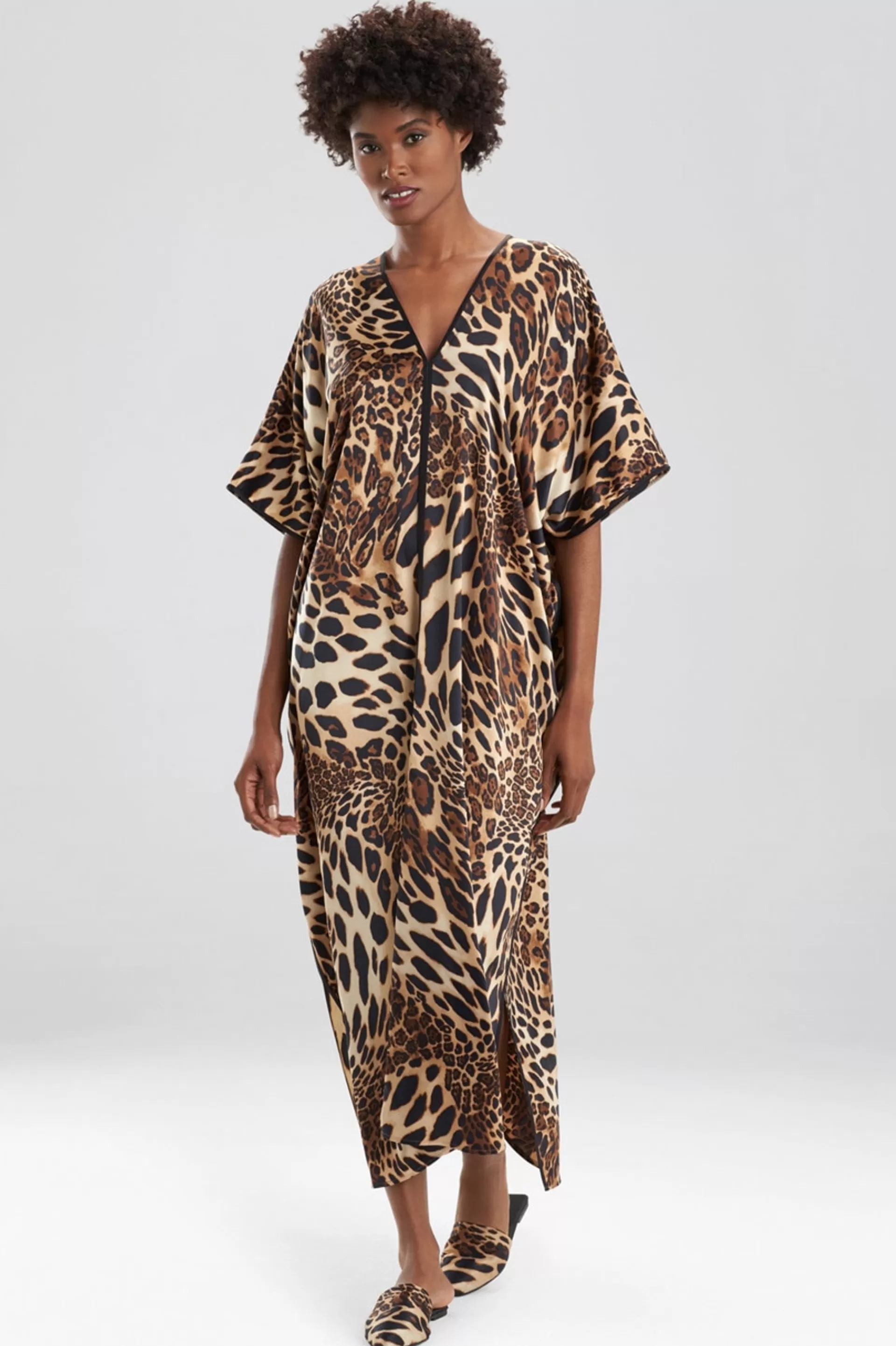 Natori Caftans | Plus Sizes<Luxe Leopard Caftan