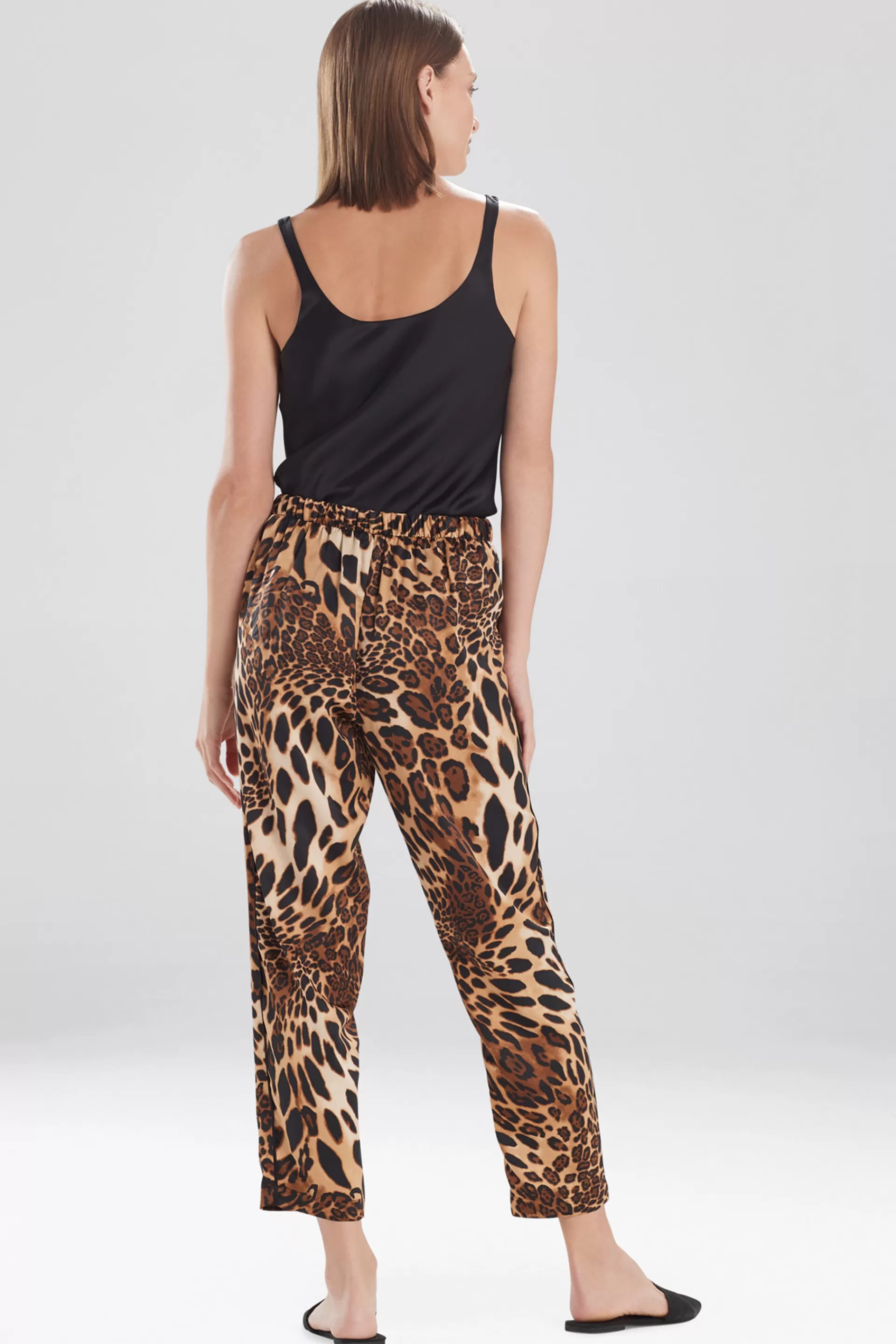 Natori Pajama Bottoms | Lounge Bottoms<Luxe Leopard Pants Chestnut