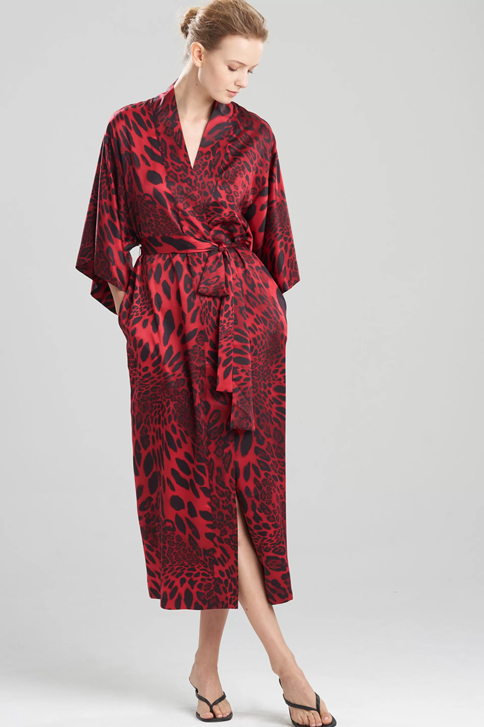 Natori Robes & Kimonos | Bridesmaid Pajamas & Robes<Luxe Leopard Robe