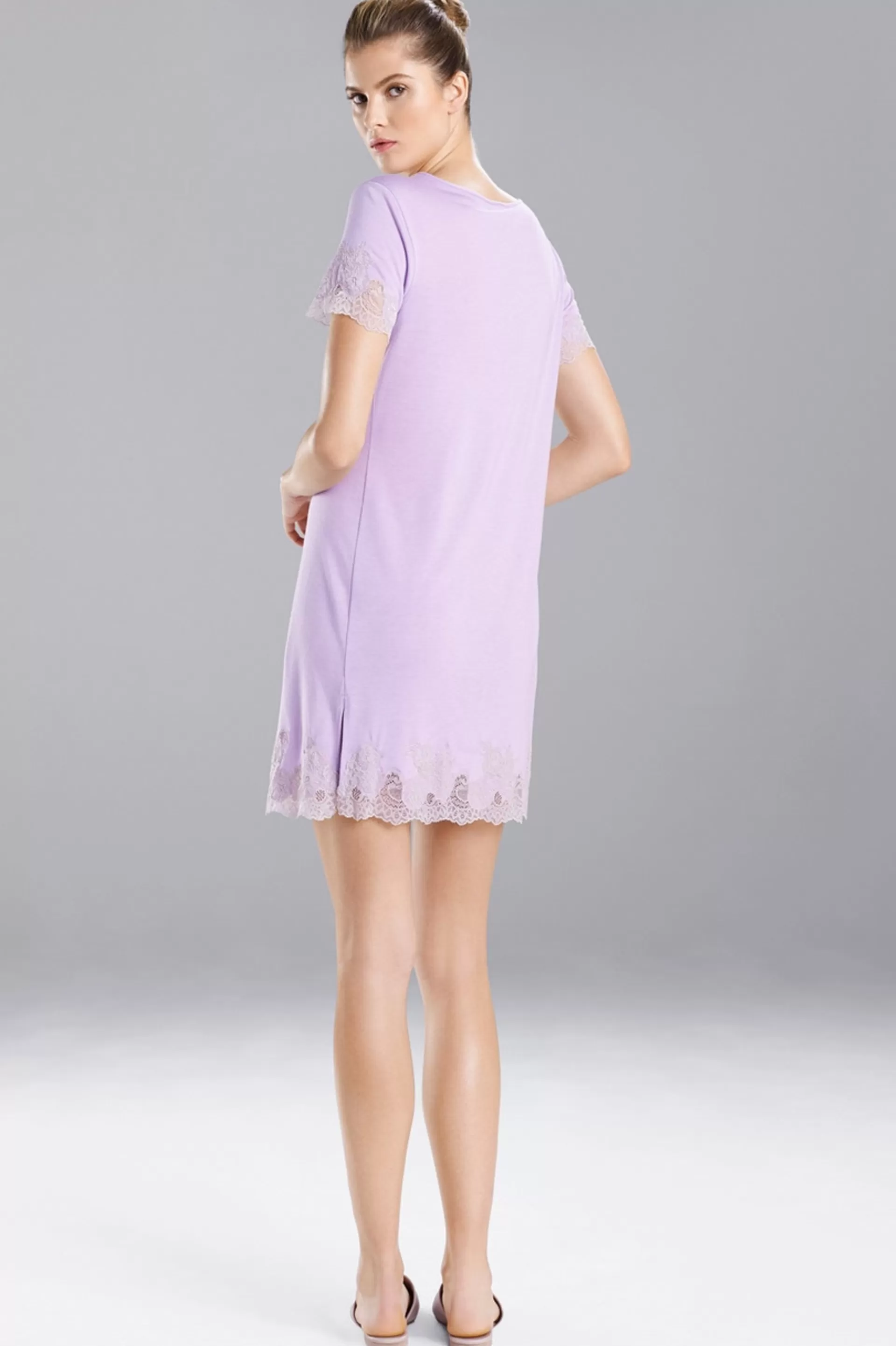 Natori Sleepshirts<Luxe Shangri-La TENCEL™ Short Sleeve Sleepshirt