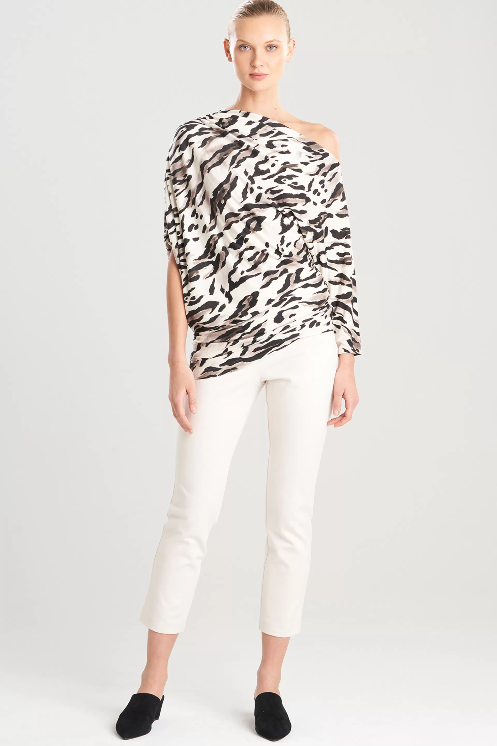 Natori Tops, Shirts & Tunics<Lynx TENCEL™ Jersey Asymmetrical Ruched Top