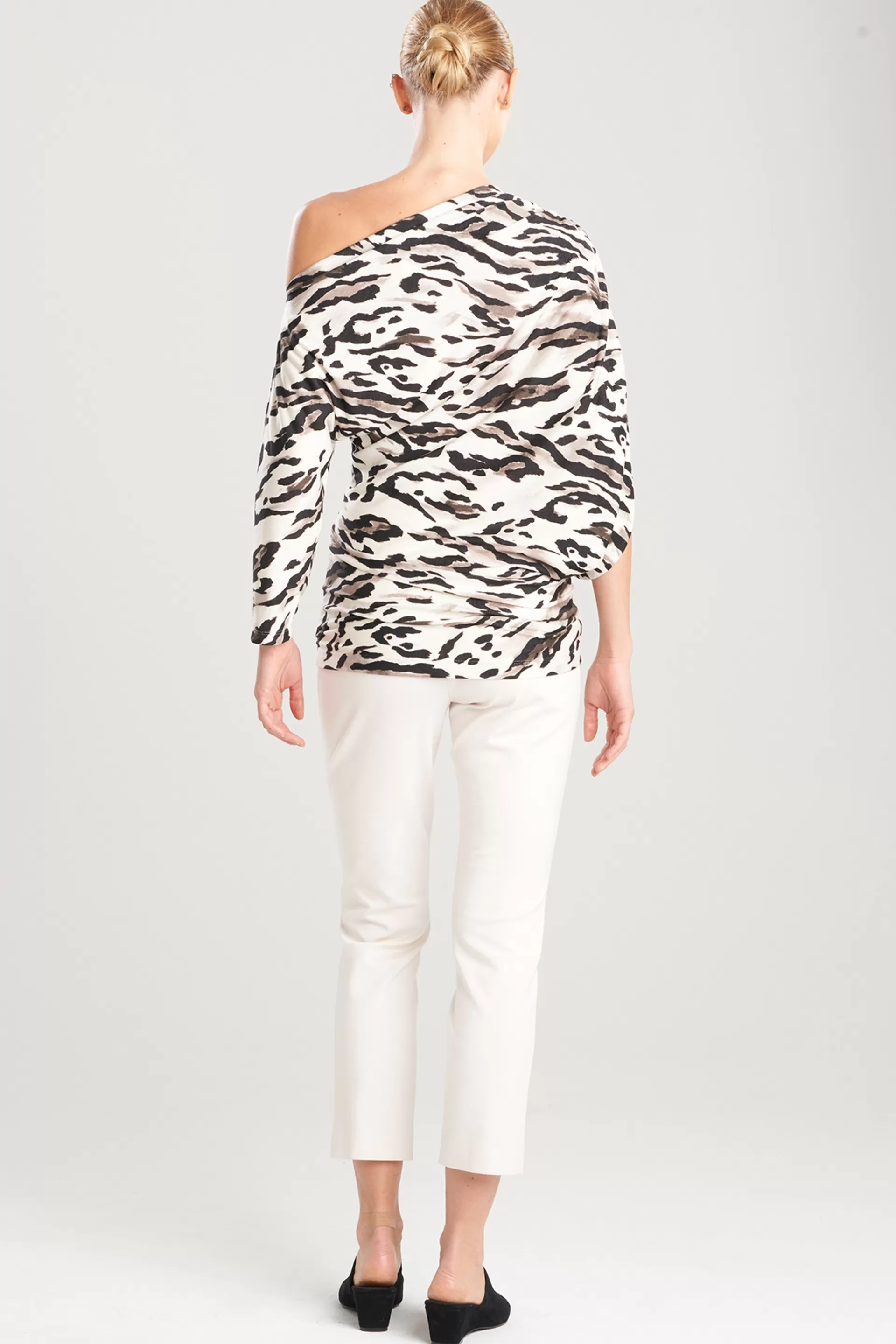 Natori Tops, Shirts & Tunics<Lynx TENCEL™ Jersey Asymmetrical Ruched Top