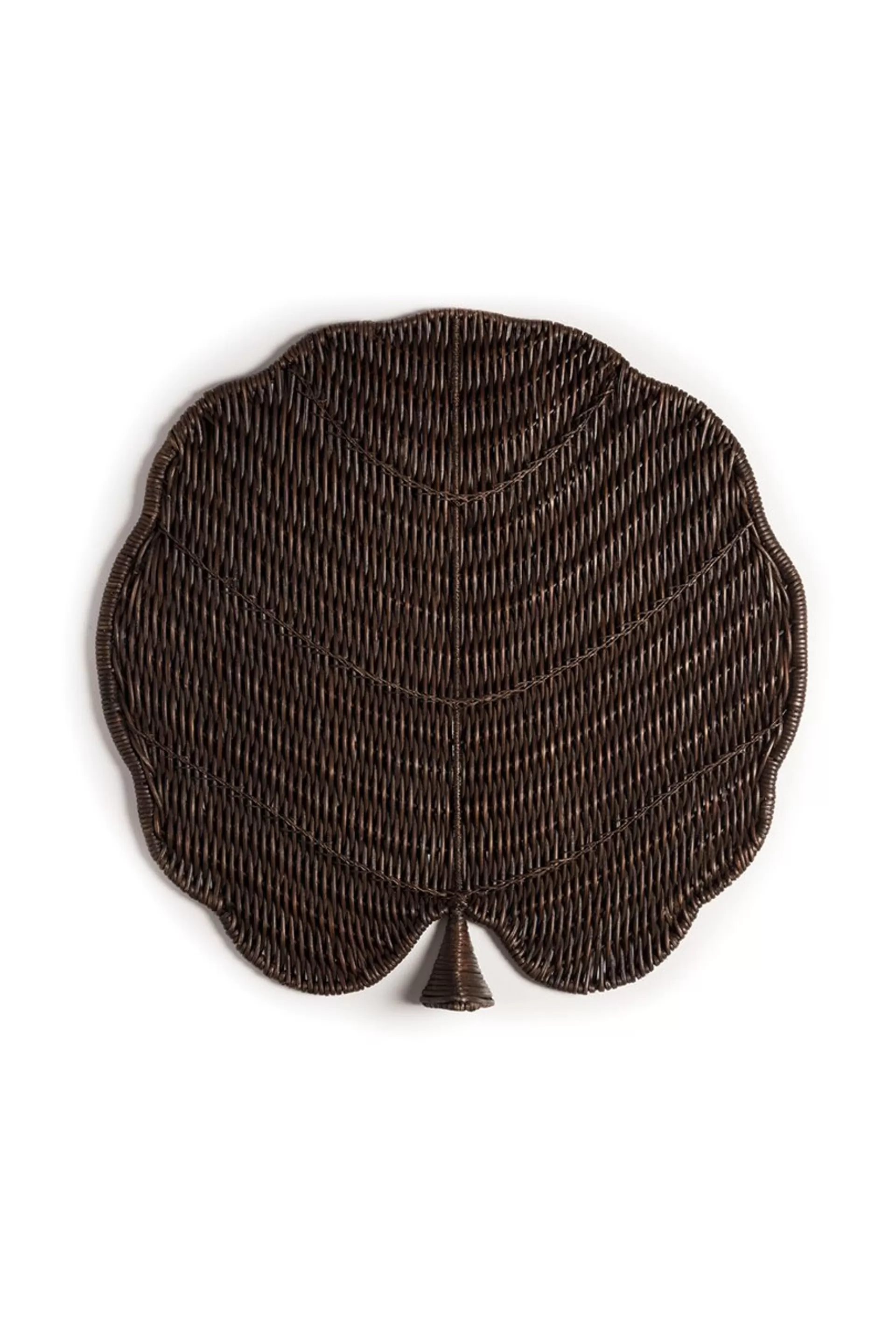 Natori Home Accents<Maranao Circle Leaf Tray Brown