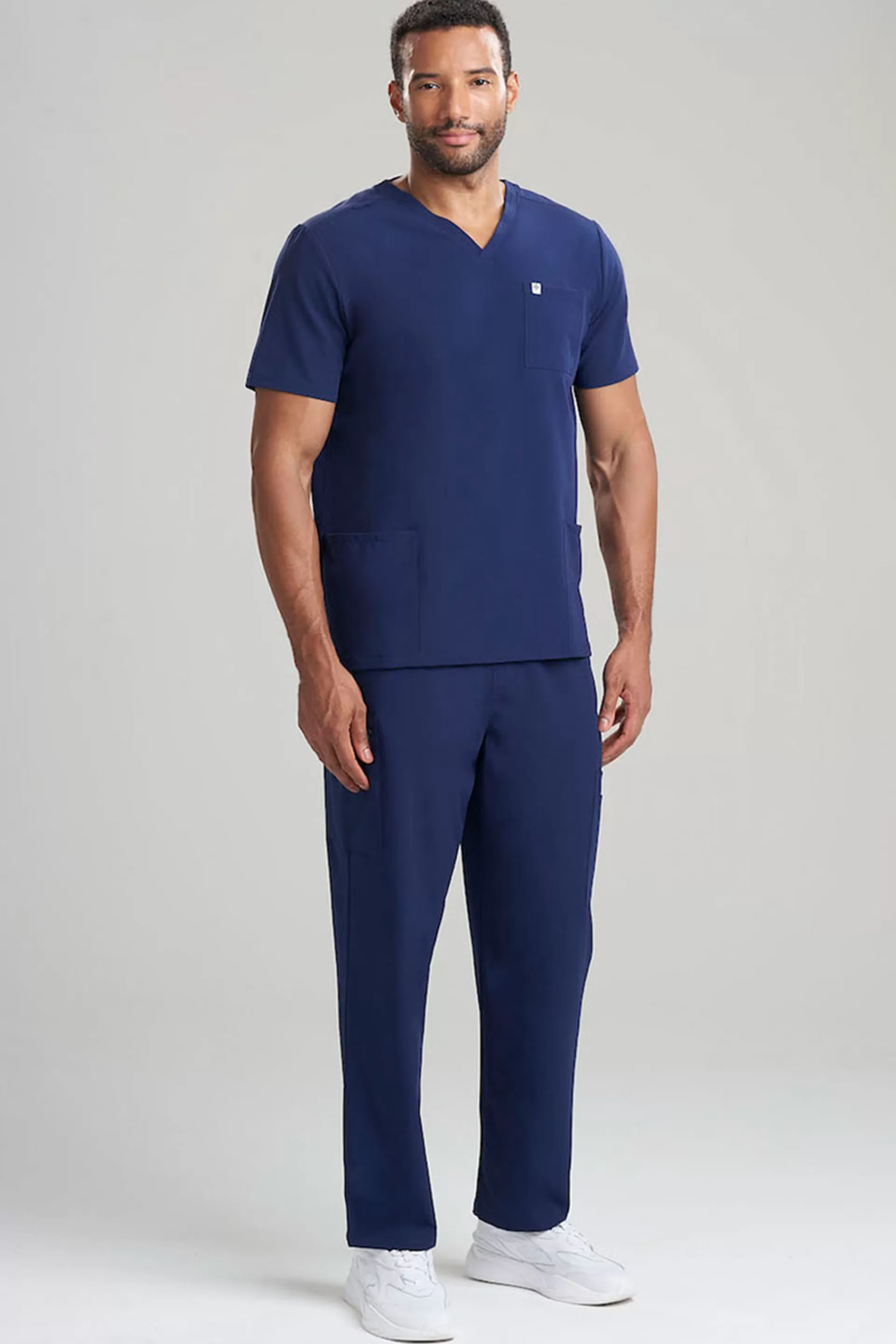 Natori Scrub Tops<Men's 3-Pocket V-Neck Scrub Top