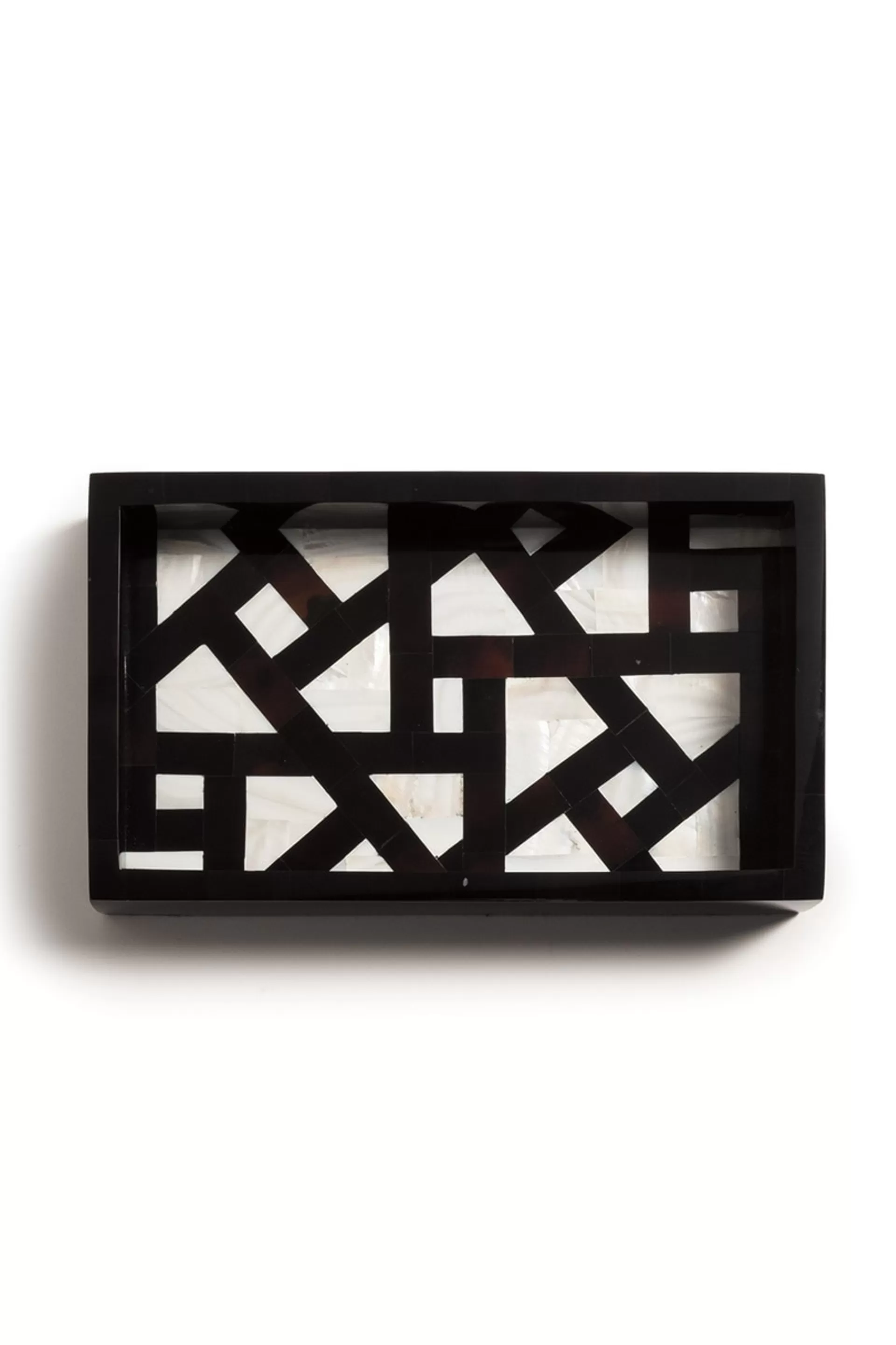 Natori Home Accents<Mindoro Small Tray Black & White