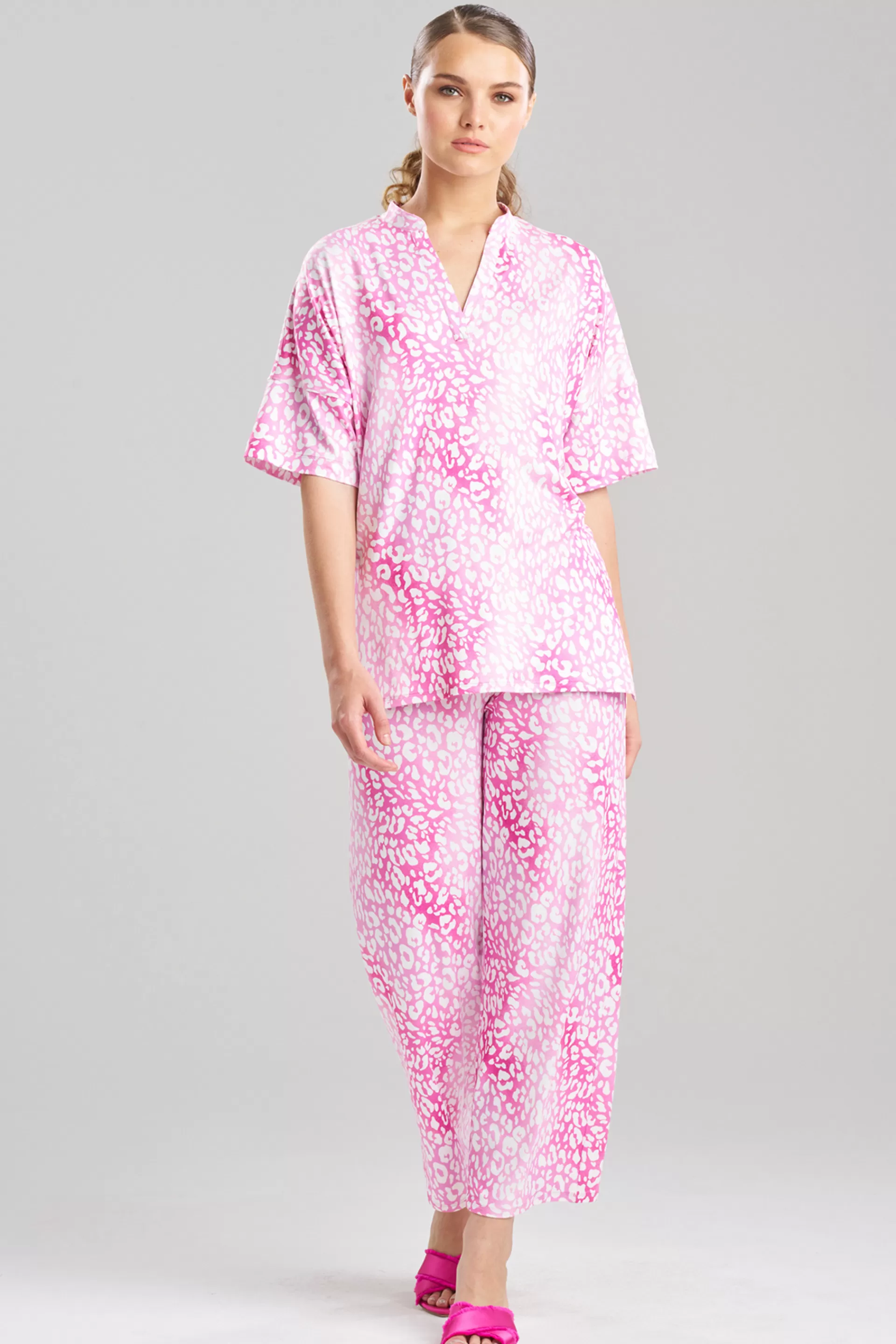 Natori Pajama Sets<Misty Leopard Cozy Knit PJ