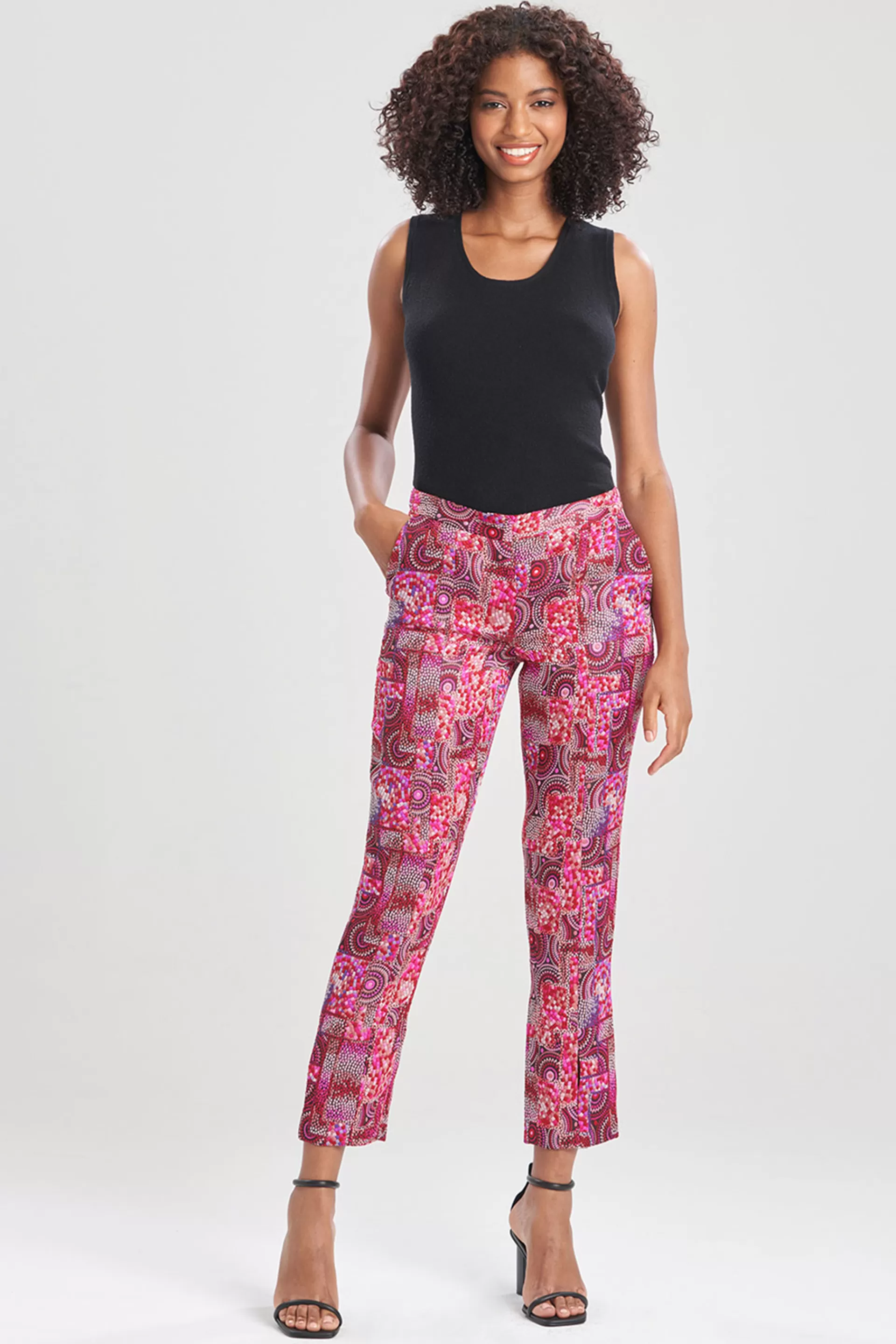 Natori Pants, Skirts & Shorts<Mosaic Jacquard Pants Hyacinth