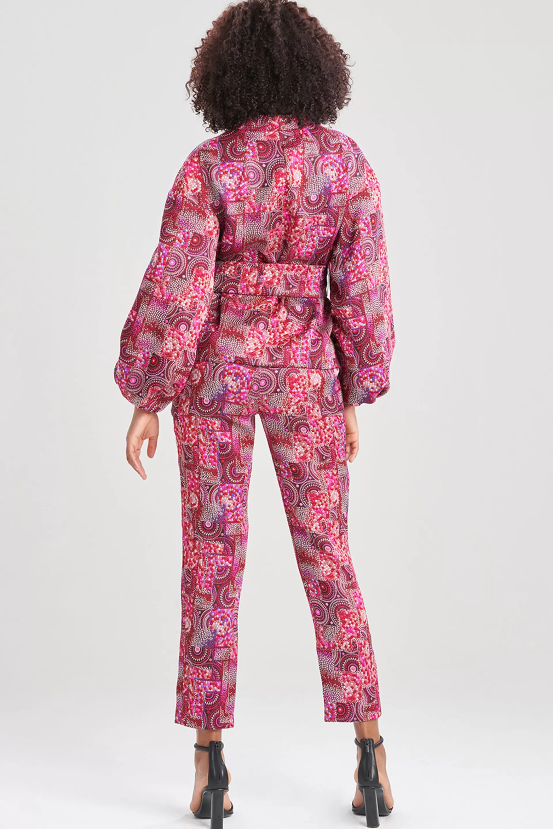 Natori Jackets & Outerwear<Mosaic Jacquard Topper Hyacinth