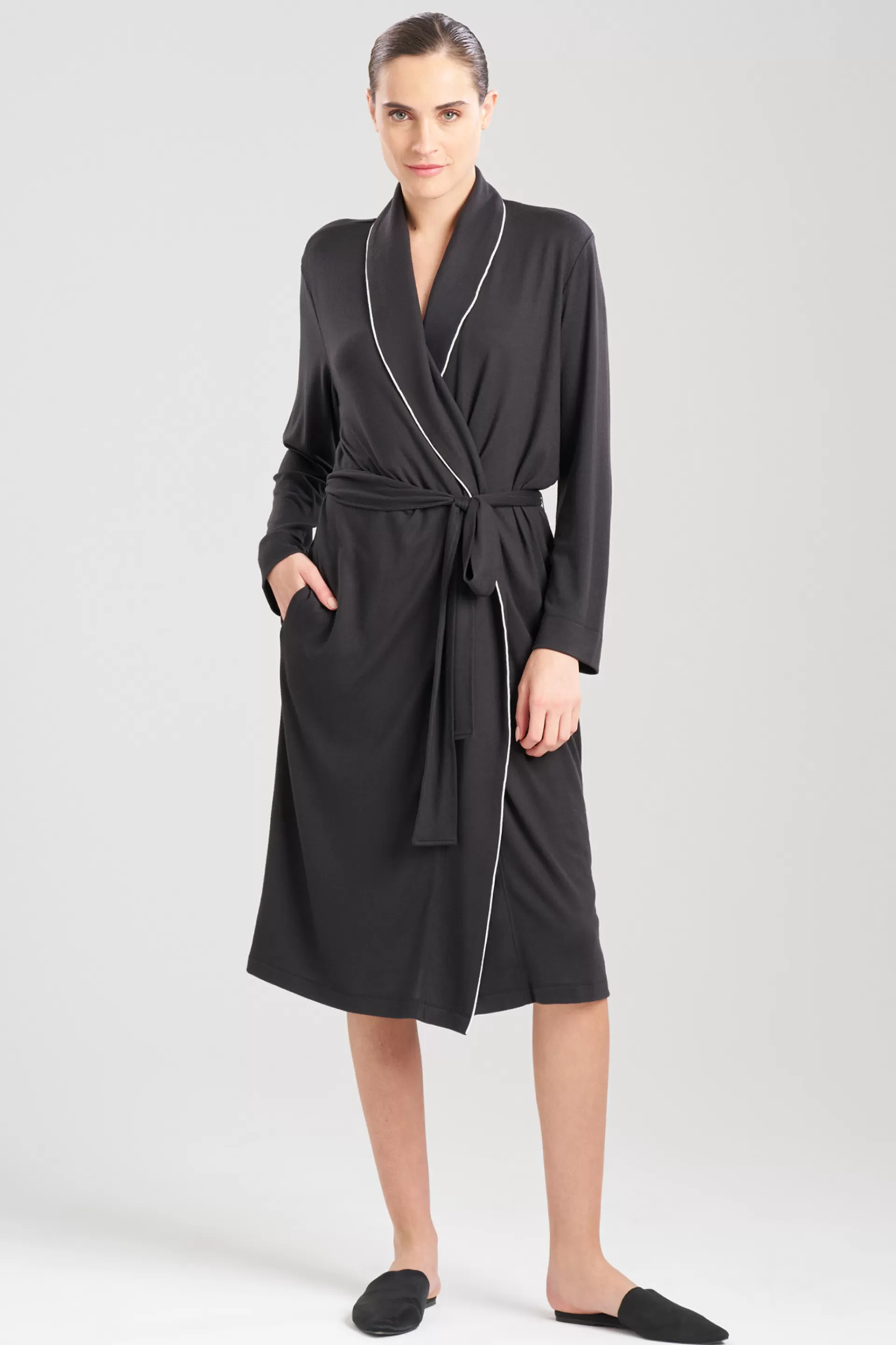 Natori Robes & Kimonos<Oasis Piped Collar Robe