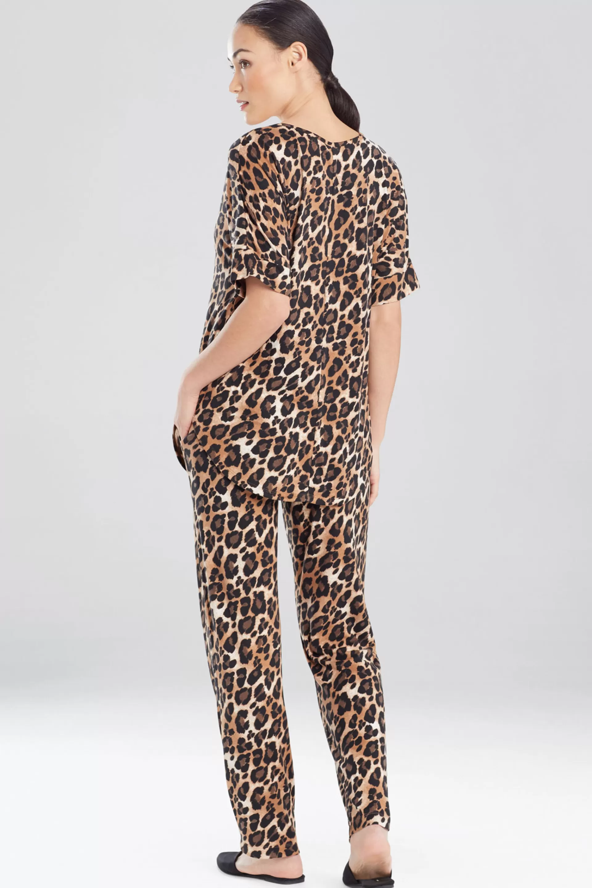 Natori Pajama Tops | Lounge Tops<Ombre Leopard Short Sleeve Top