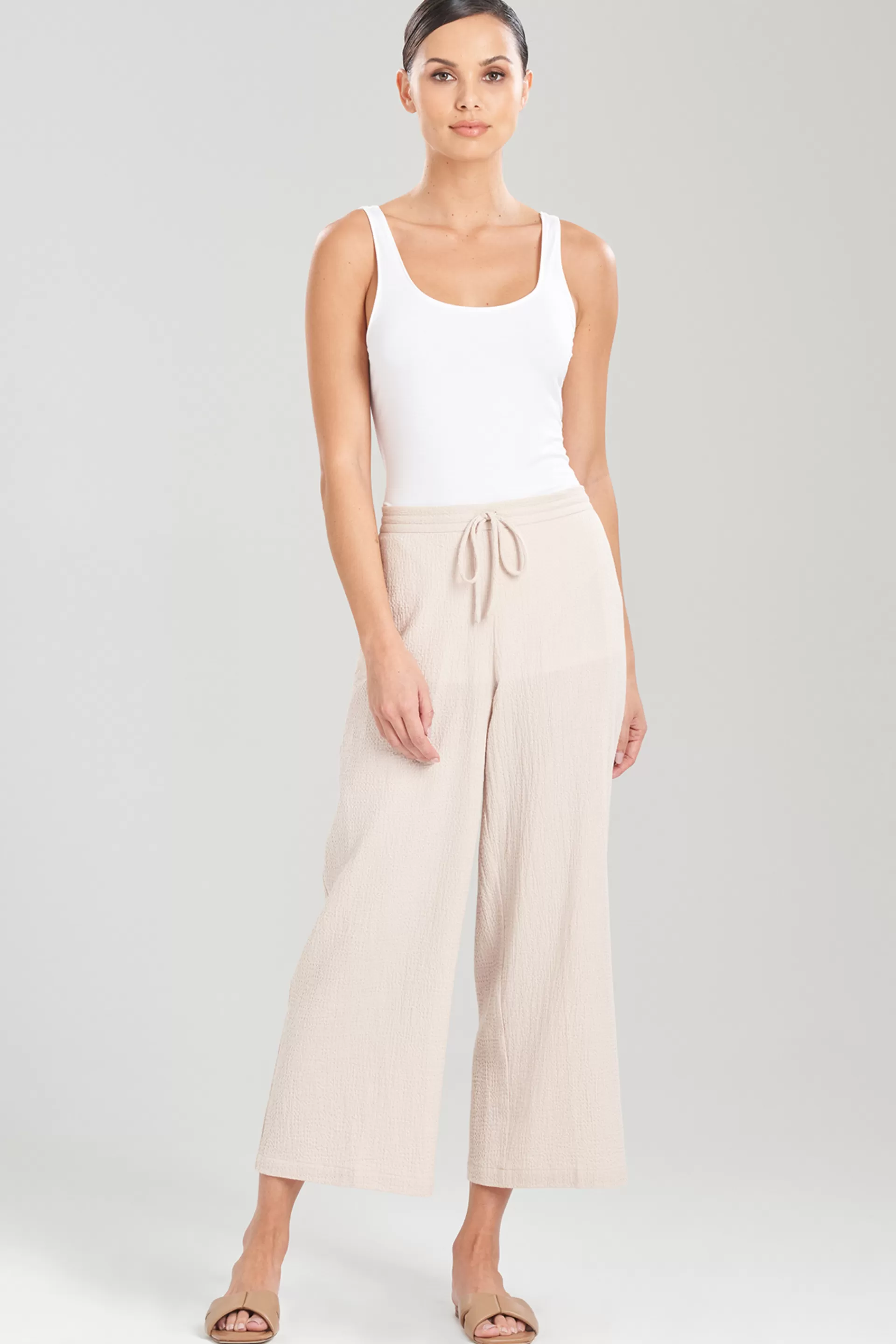 Natori Spa & Wellness | Lounge Bottoms<Onsen Cropped Pants Sand Dune