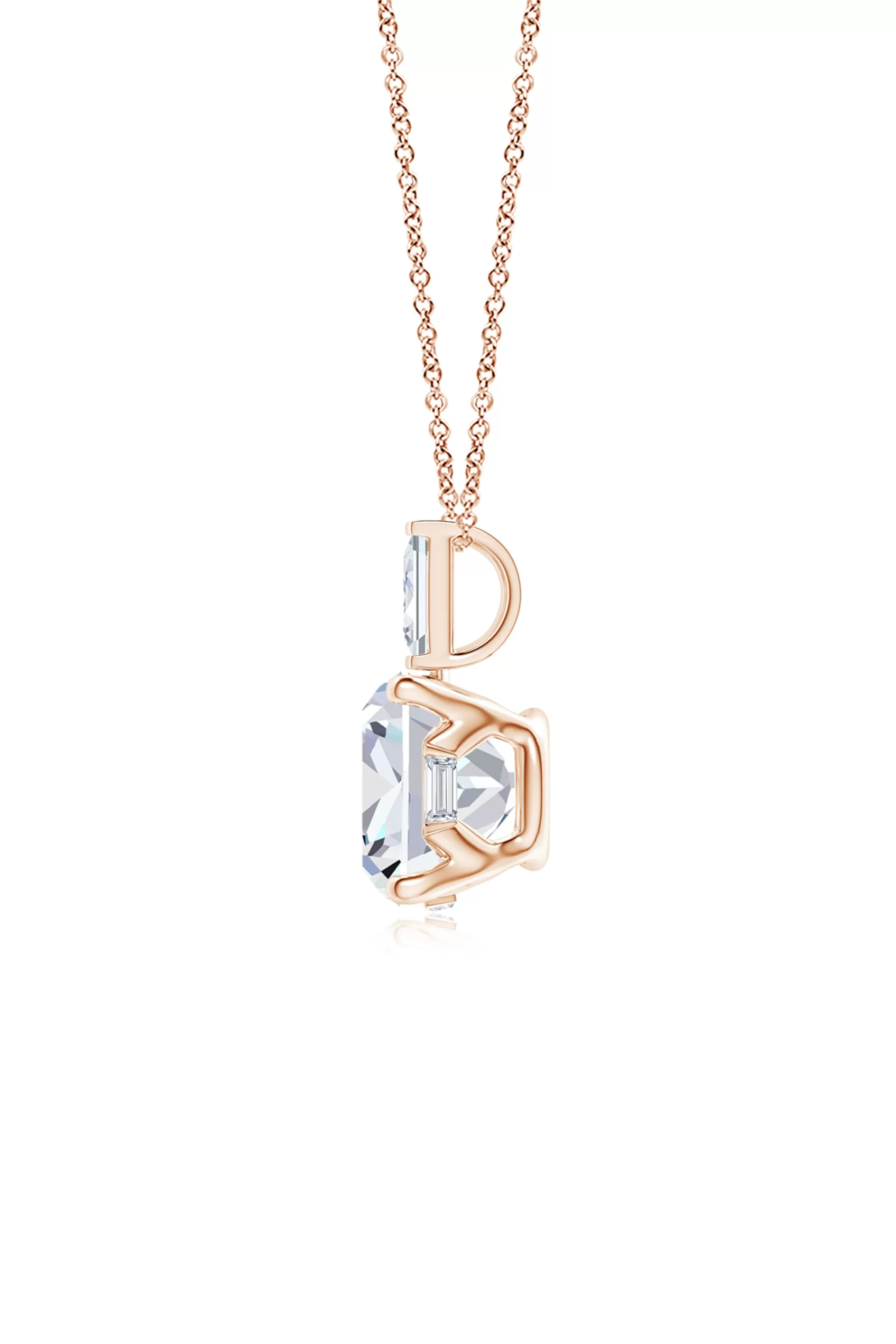 Natori Necklaces | Orient Express<Orient Express Lab-Grown 14K Gold & Cushion Diamond Pendant Necklace